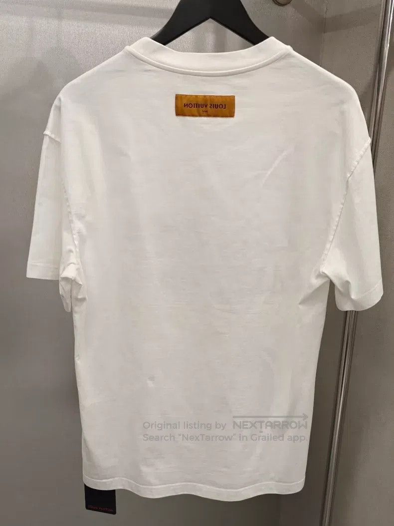 Louis Vuitton Louis Vuitton Embroidered monogrammed white short sleeve T Size US L / EU 52-54 / 3 - 2 Thumbnail