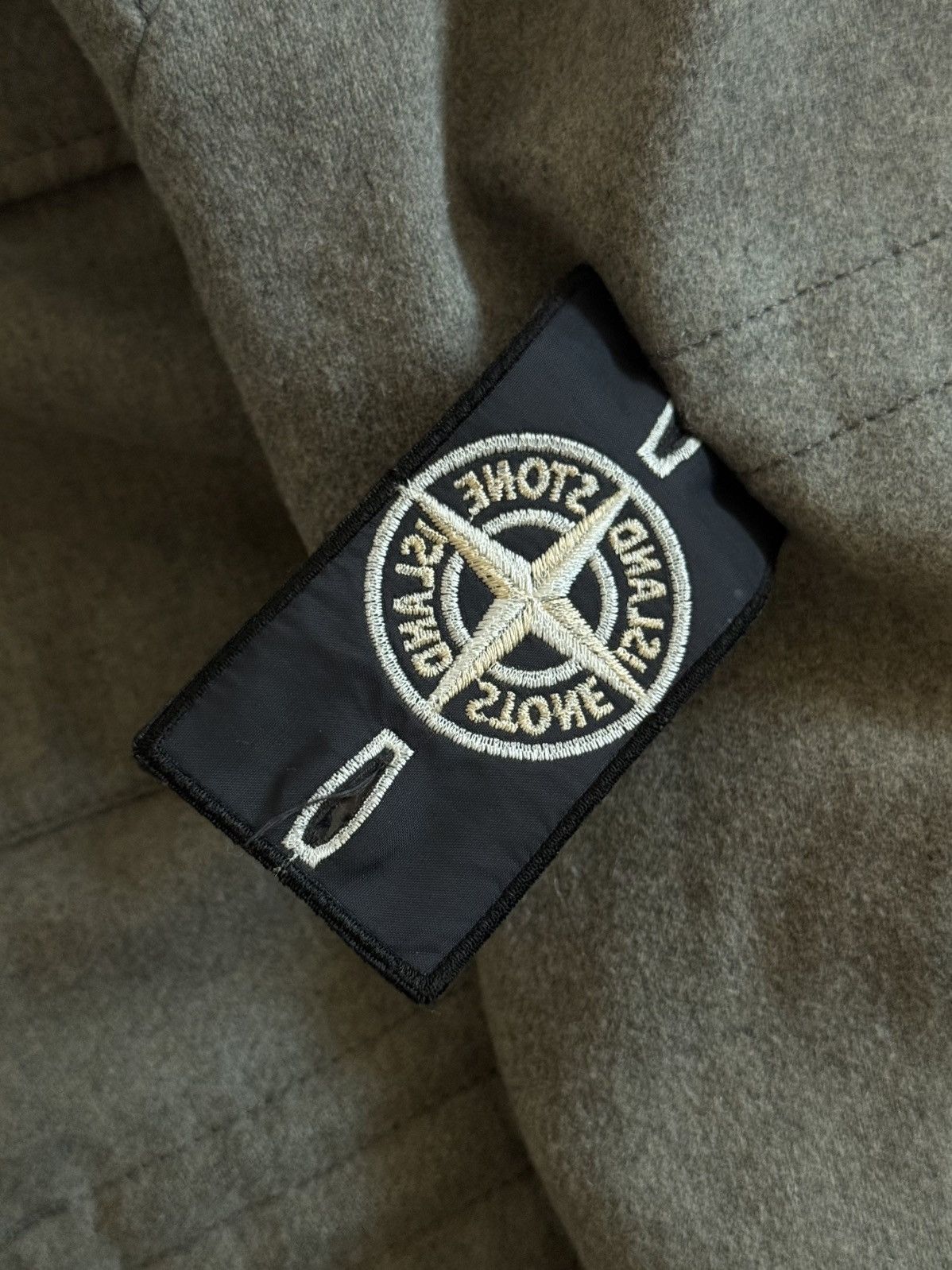Stone Island Stone Island Grey Ice Jacket Wool Blend Men’s Medium Size Size US M / EU 48-50 / 2 - 14 Thumbnail