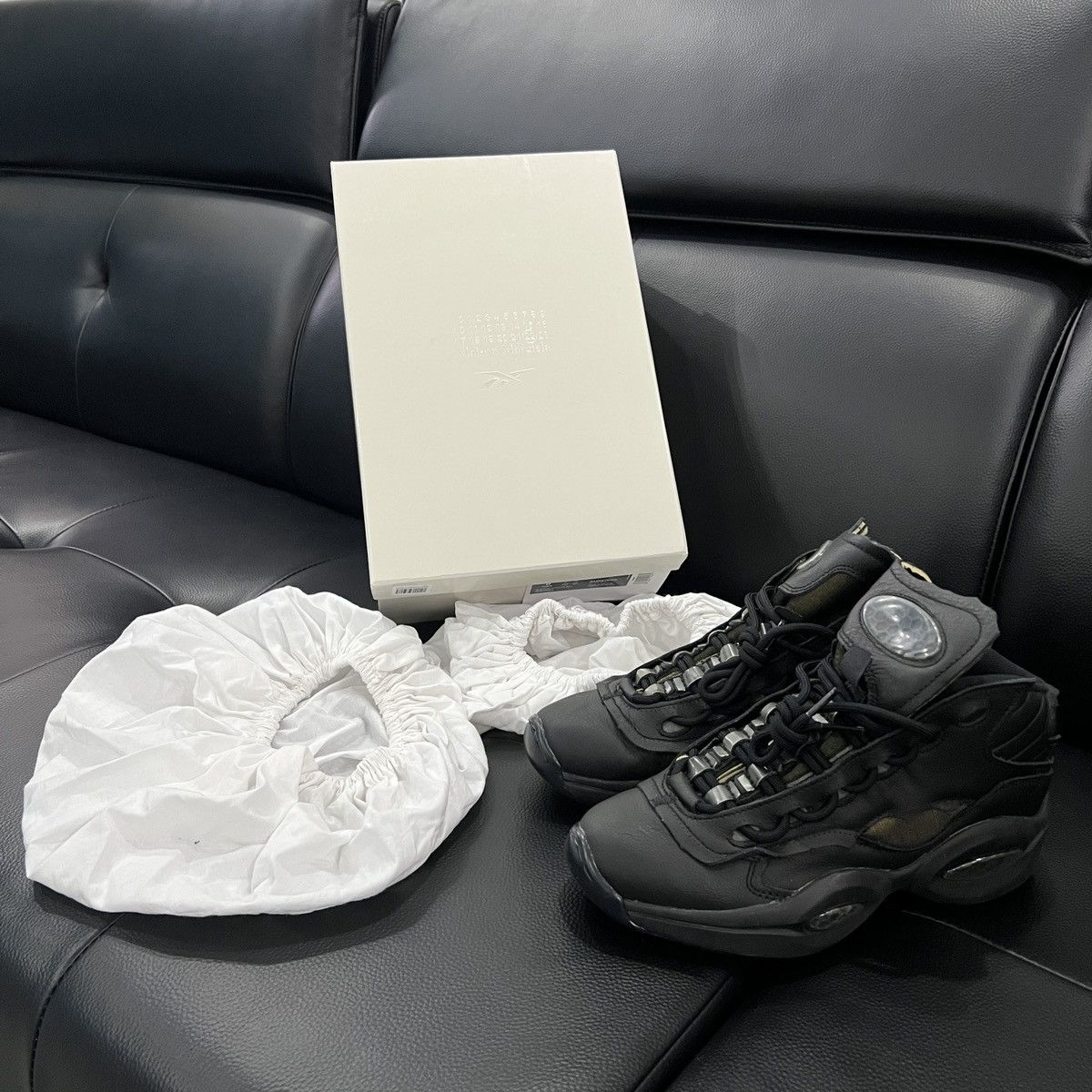 Maison Margiela × Reebok Maison Margiela x Reebok Deconstructed Iverson Sneakers Size US 8 / EU 41 - 1 Thumbnail