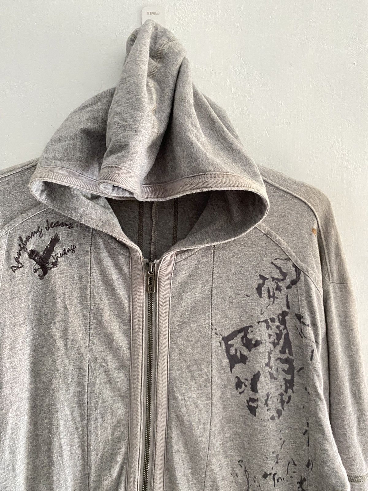 20471120 × Hysteric Glamour × Japanese Brand Vintage bangbang double layers poem hoodie Size US L / EU 52-54 / 3 - 3 Thumbnail