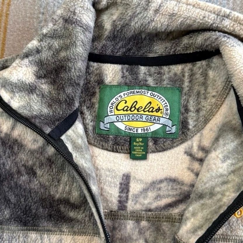 Vintage VINTAGE Cabela’s Vest Fleece Hunting Camo Camouflage Brown Adult Small Mens Size US S / EU 44-46 / 1 - 3 Thumbnail