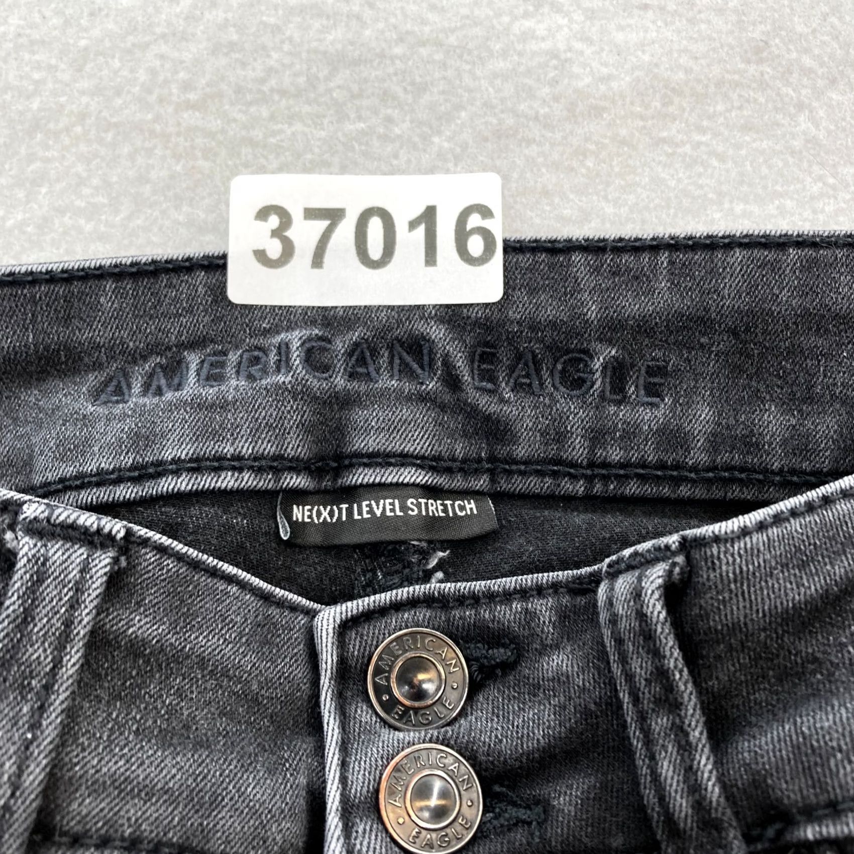 American Eagle Outfitters American Eagle Jeans Women's 4 Artist Flare Black Stretch Denim Y2K Festival Jeans Menus? Size 28" / US 6 / IT 42 - 4 Thumbnail