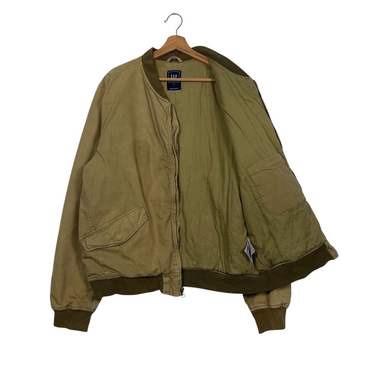 Gap GAP Army Stlye Bomber Jacket Size L Size US L / EU 52-54 / 3 - 9 Thumbnail