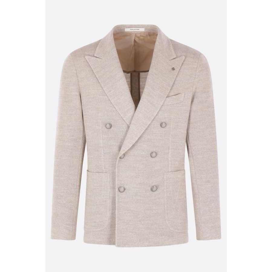 Tagliatore TAGLIATORE Beige Double Breasted Jacket New & Authentic (Men Size US XL / EU 56 / 4 - 1 Thumbnail