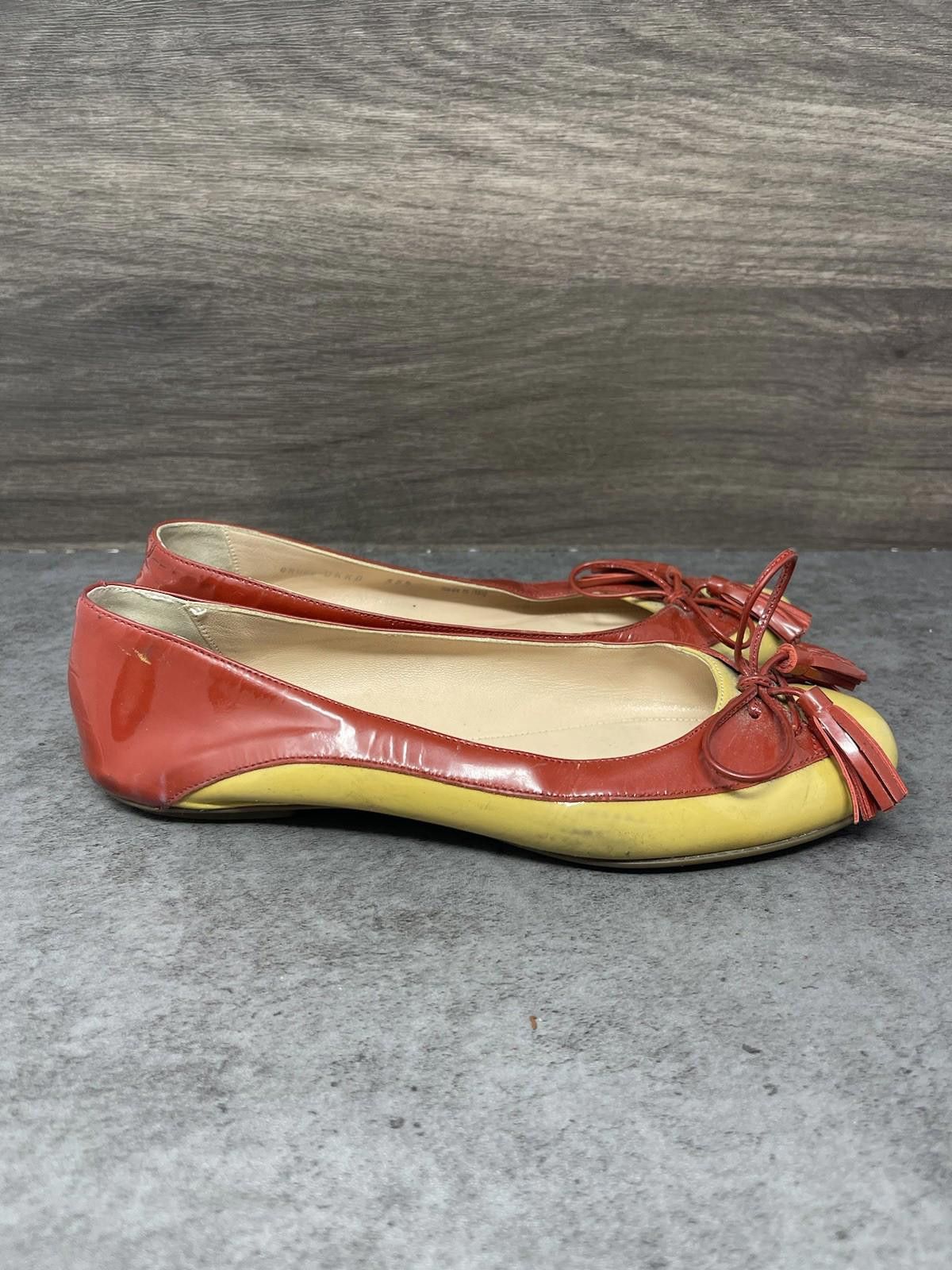 Bally BALLY Shoes Womens Size 5.5 (35.5) Ballet Flats Red Size US 5.5 / IT 35.5 - 5 Thumbnail