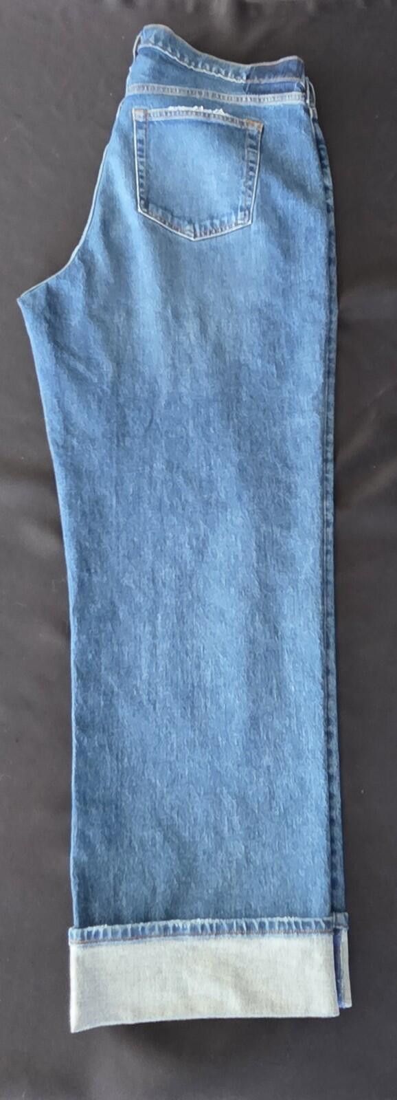 Abercrombie & Fitch Abercrombie & Fitch The Baggy Low Rise Curve Jeans Size 33 Size 33" - 6 Thumbnail