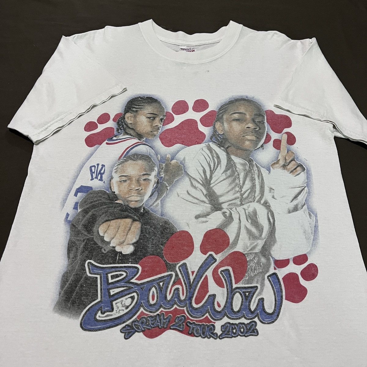 Rap Tees Vintage Y2K Bow Wow B2K IMX Hiphop R&B Tour Tee Faded Size US M / EU 48-50 / 2 - 5 Thumbnail