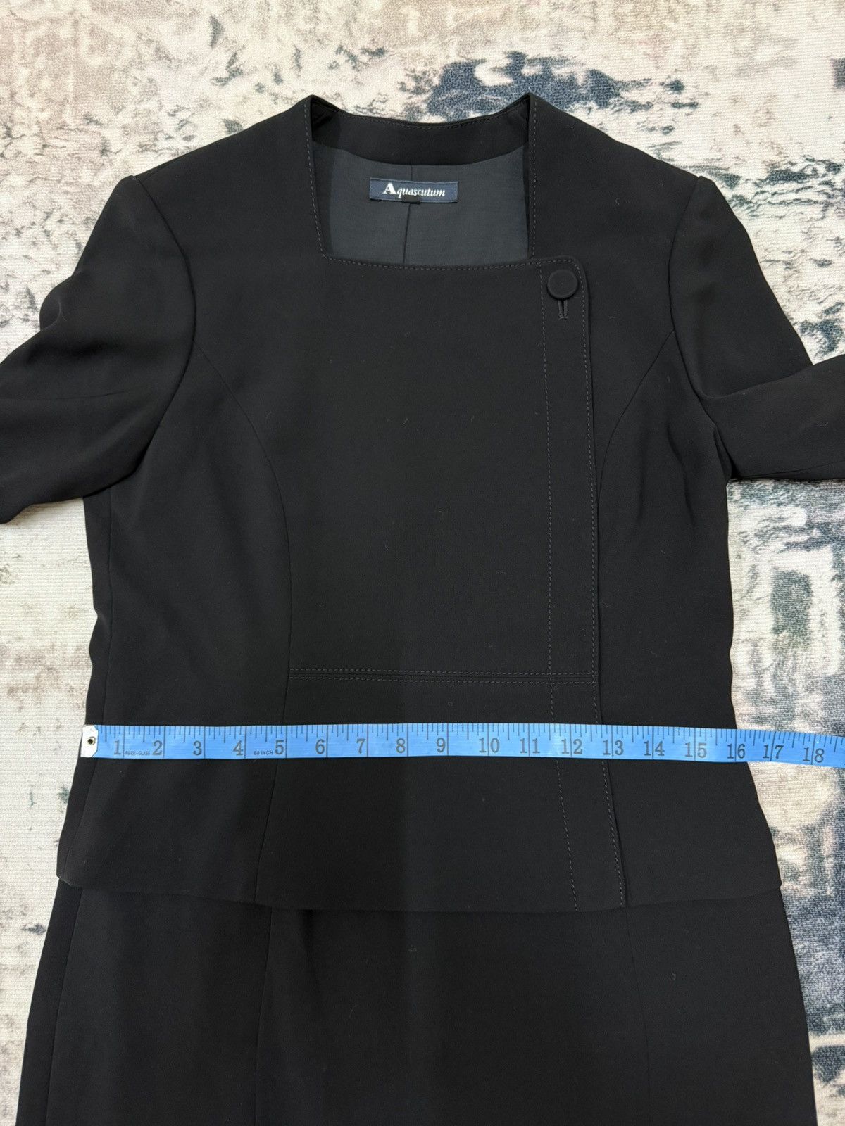 Aquascutum Aquascutum Black Formal Dress Open Front Size S / US 4 / IT 40 - 14 Thumbnail