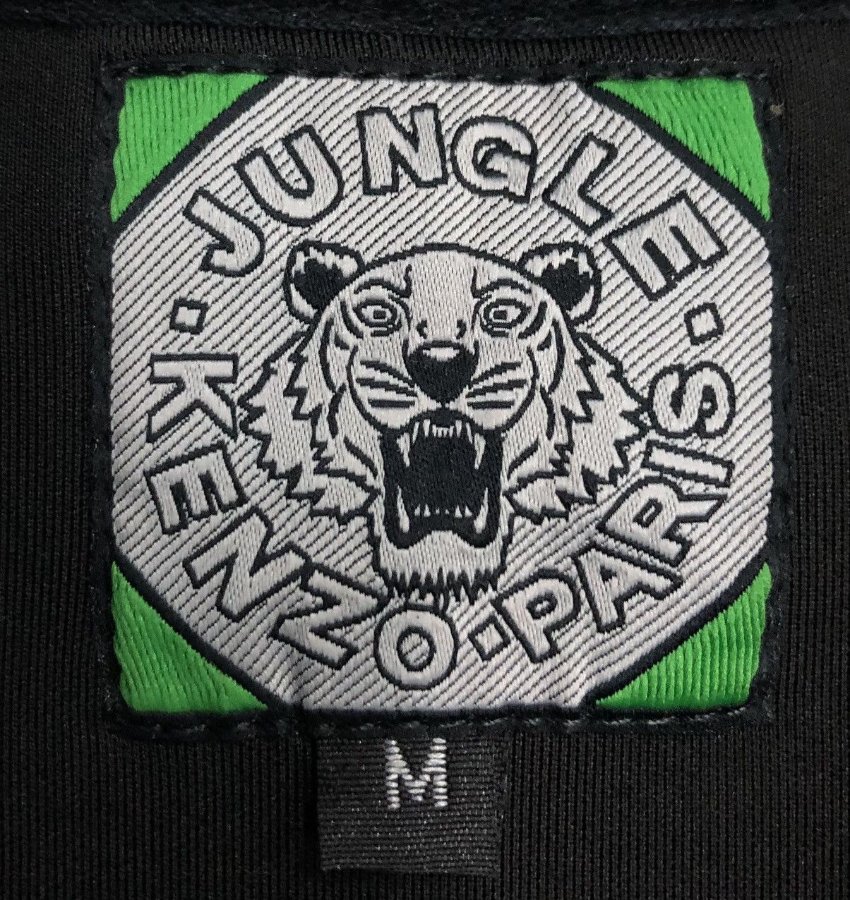Kenzo Kenzo Jungle Paris Black Embossed Tiger Sweatshirt (Size M) Size US M / EU 48-50 / 2 - 6 Thumbnail