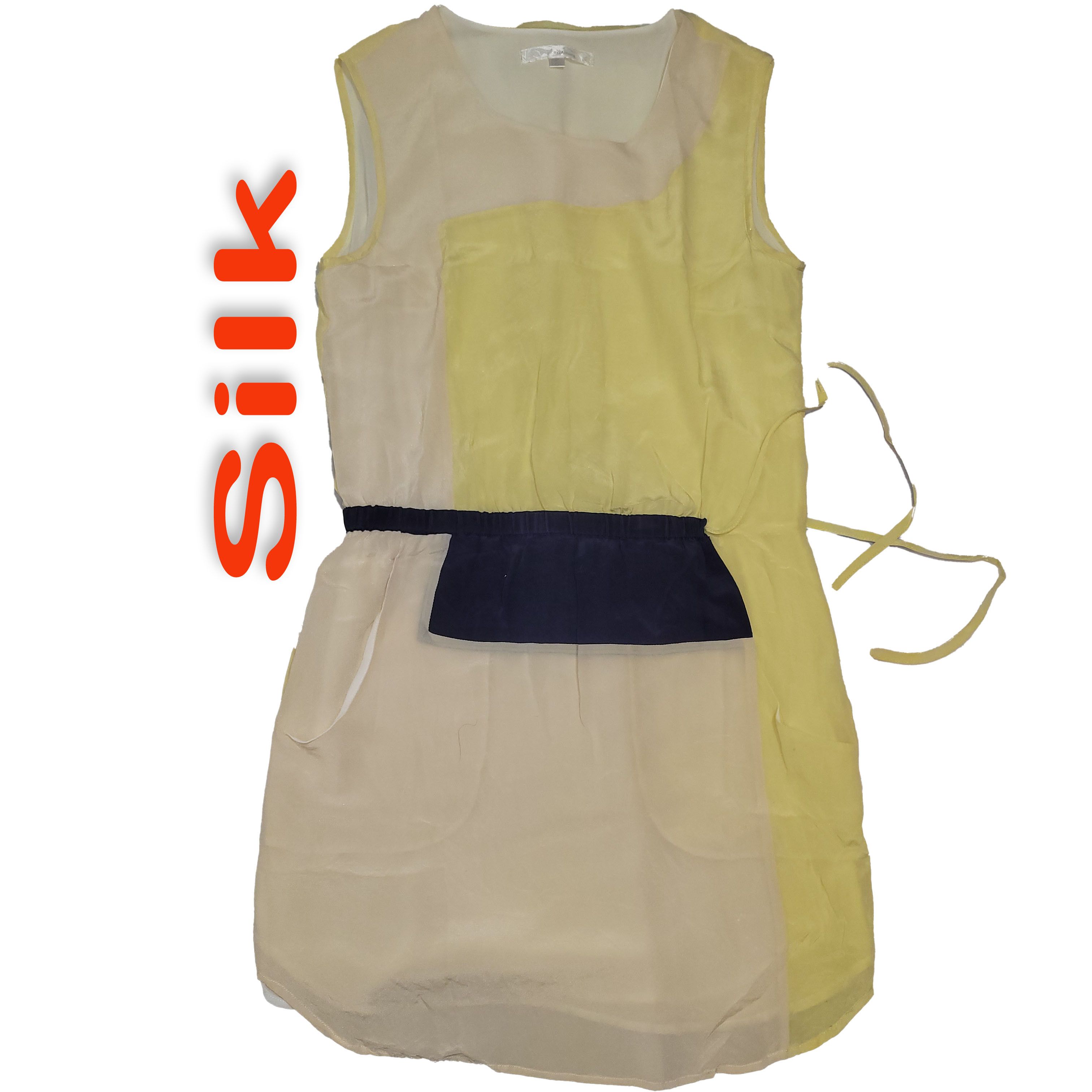 Other Women's Silk M Sleeveless Strap Slip Tank Dress Flaw SDK327 Size M / US 6-8 / IT 42-44 - 1 Thumbnail