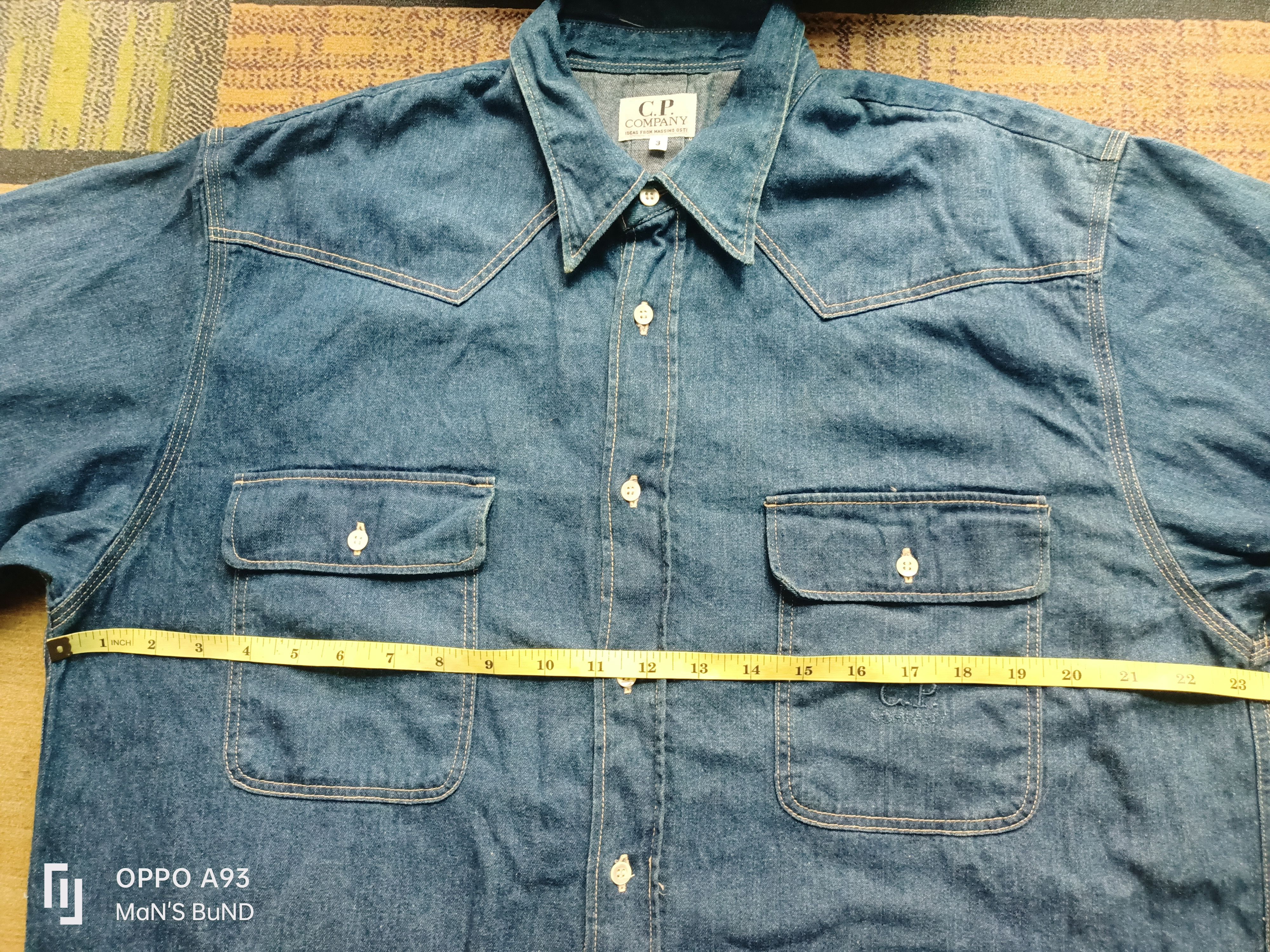 C.P. Company Distressed C.P COMPANY Denime Shirt Size US L / EU 52-54 / 3 - 17 Thumbnail