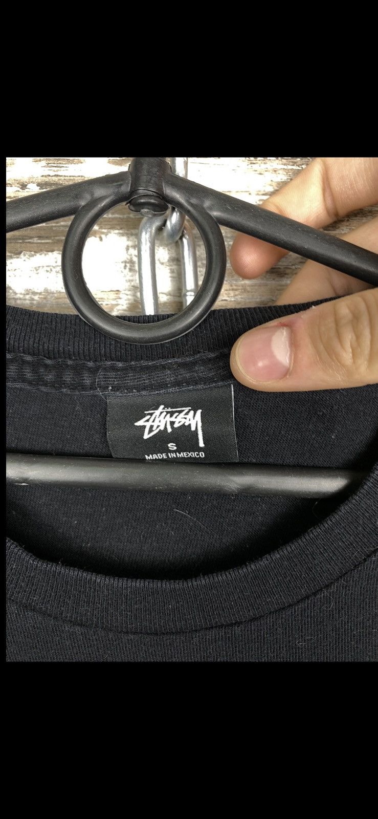 Stussy Vintage Stussy Centr Logog T Shirt Tee Size US S / EU 44-46 / 1 - 4 Thumbnail