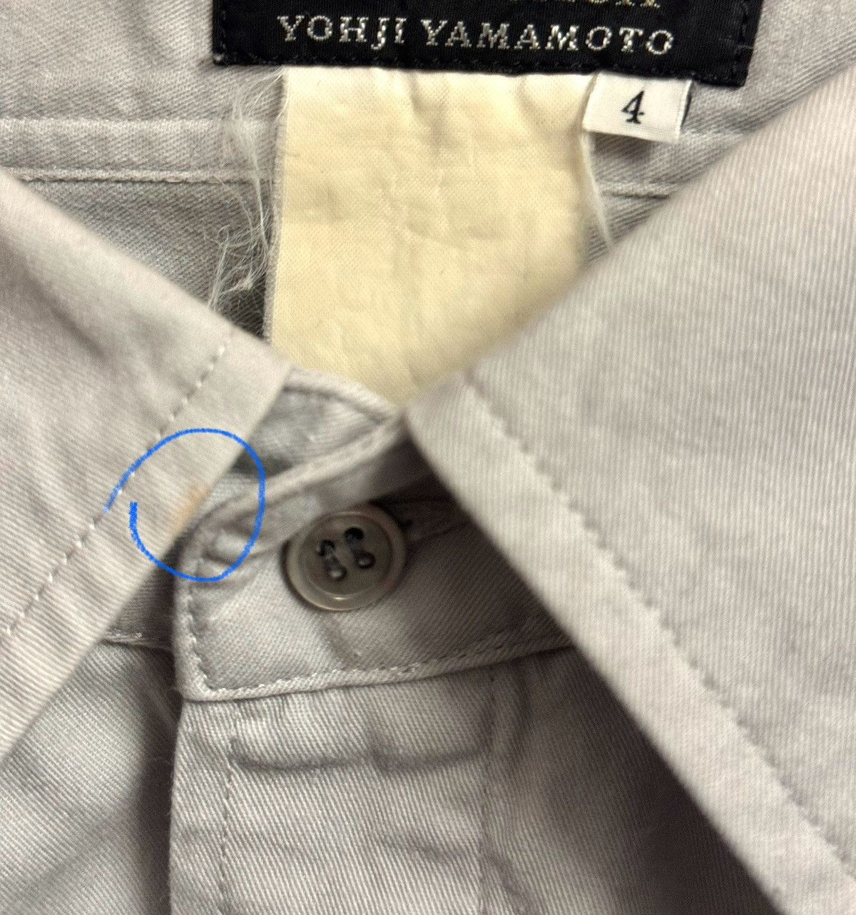 Yohji Yamamoto yohji yamamoto vintage men shirt 4 jp Size US XL / EU 56 / 4 - 7 Thumbnail