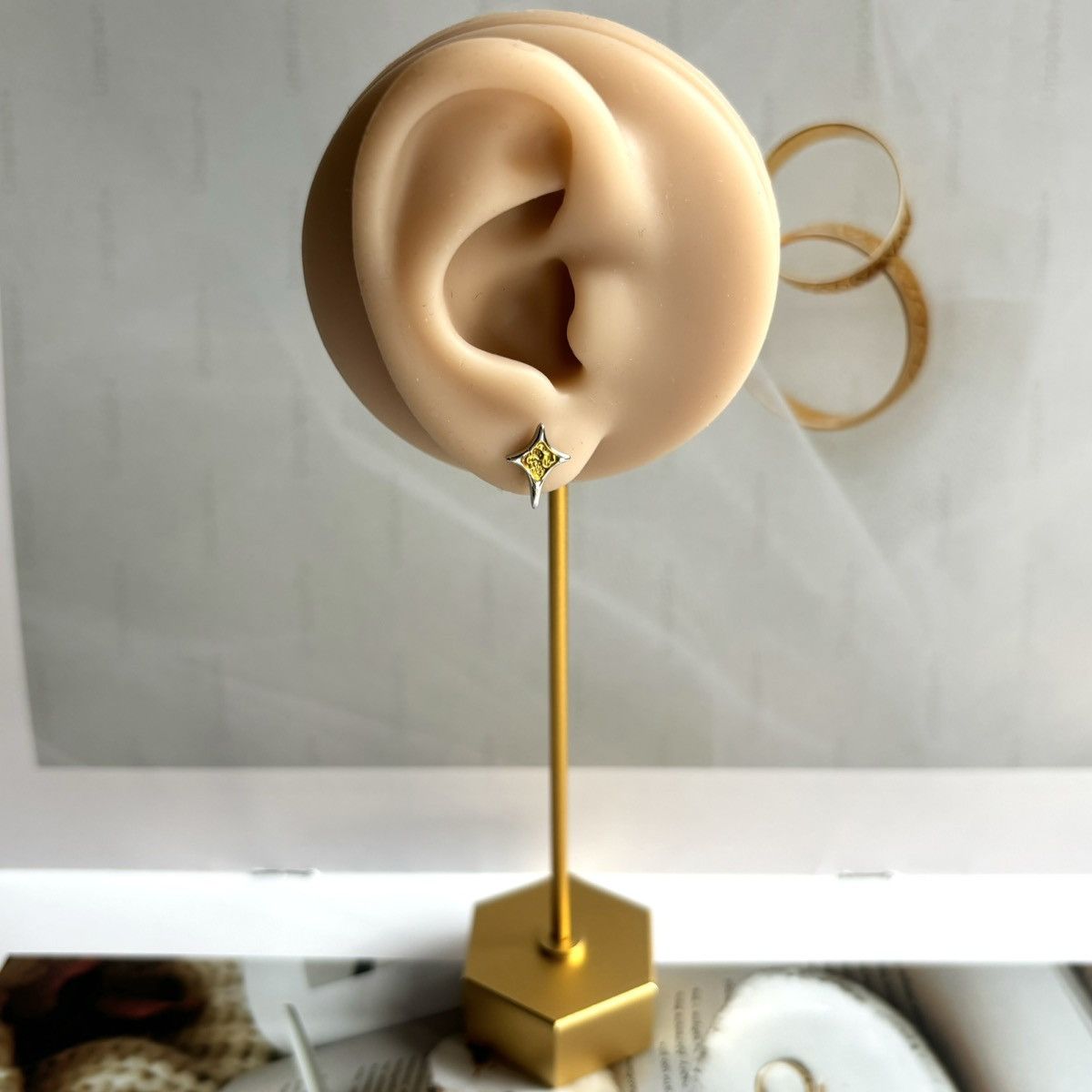Other Star Stud Earrings for Men Women Hip Hop Unisex Earrings Size ONE SIZE - 5 Thumbnail
