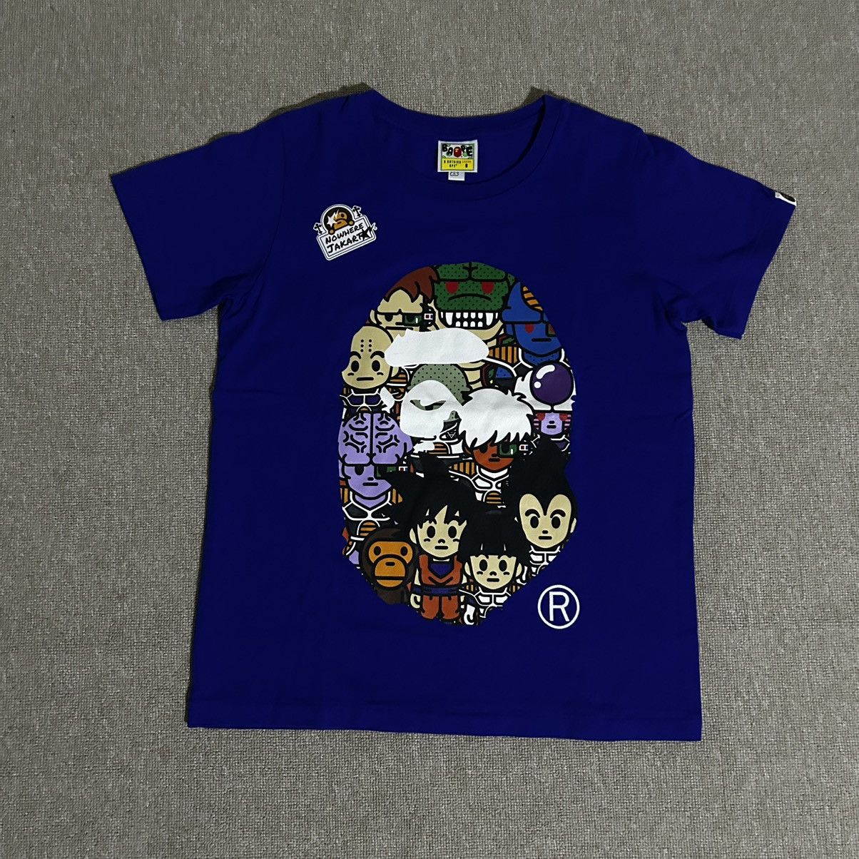 Bape Bape Dragon Ball Ape Head Tee Size S / US 4 / IT 40 - 1 Thumbnail