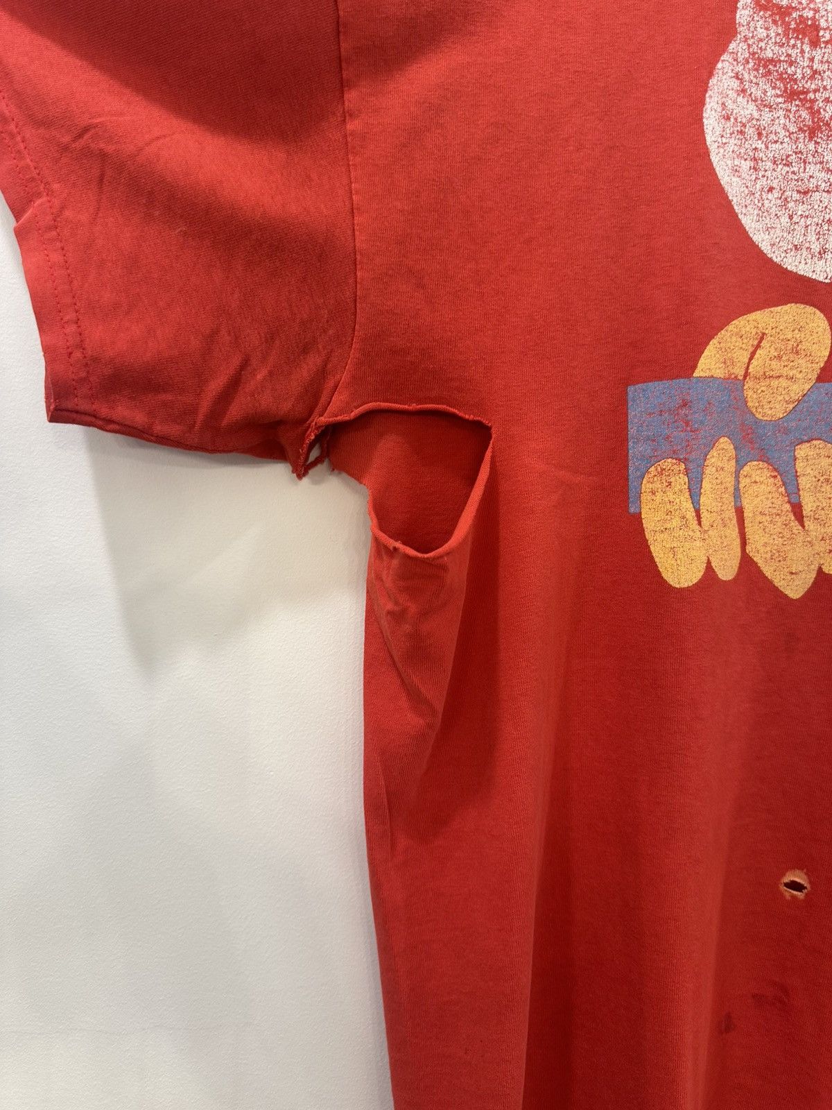 Vintage Vintage Thrashed Woodstock Tee Red XL Size US XL / EU 56 / 4 - 5 Thumbnail