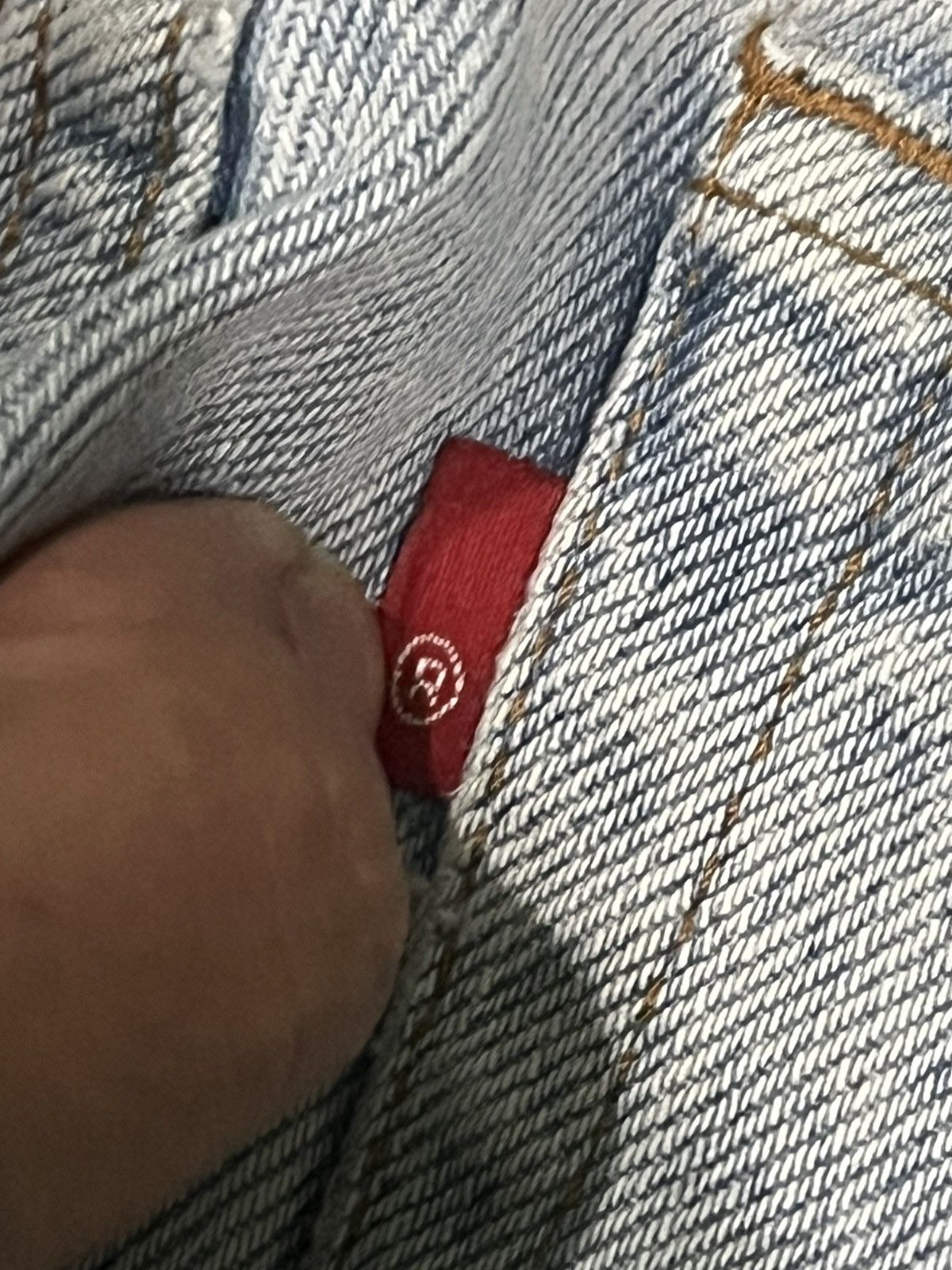 Levi's × Levi's Vintage Clothing Vintage 90s Levi’s 501 Paint Splat Washed Button Fly Jeans Size US 31 - 13 Thumbnail