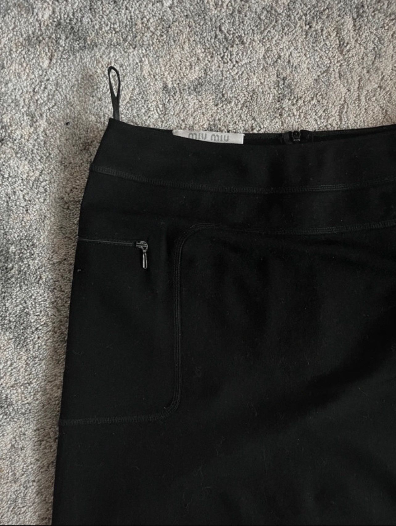 Miu Miu Miu Miu 1999 wool skirt Size 27" / US 4 / IT 40 - 3 Thumbnail