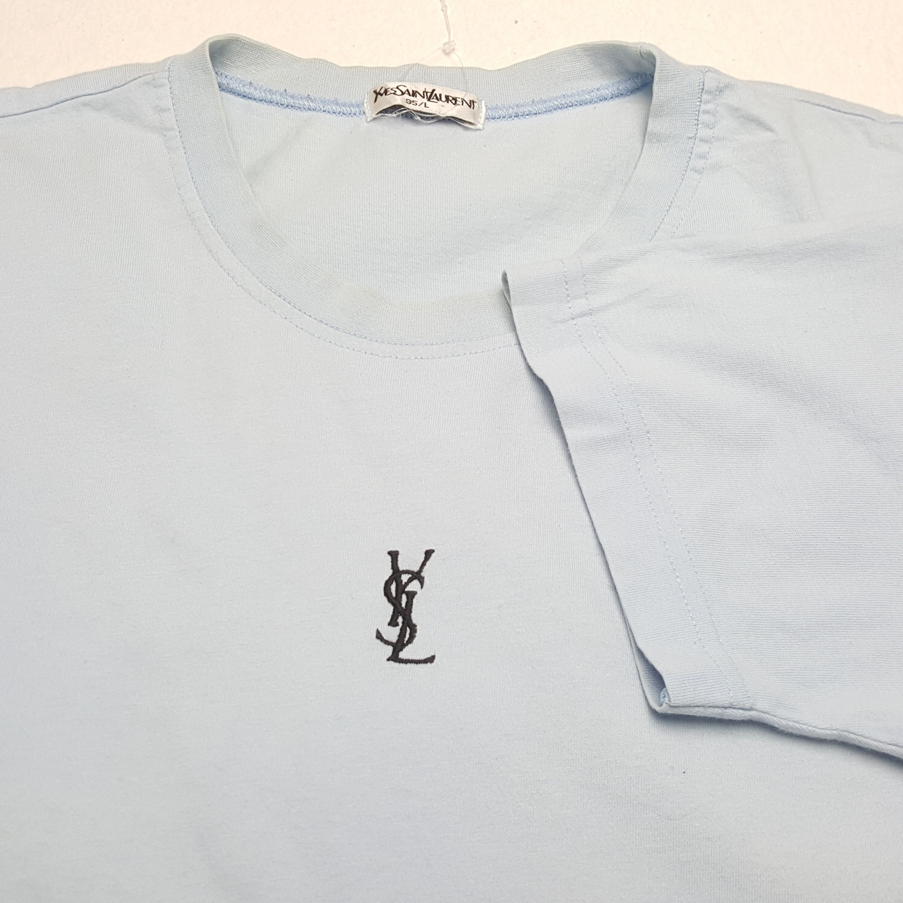 Vintage × Yves Saint Laurent YVES SAINT LAURENT YSL Logo Design Luxury Brand Tshirt Size US M / EU 48-50 / 2 - 5 Thumbnail