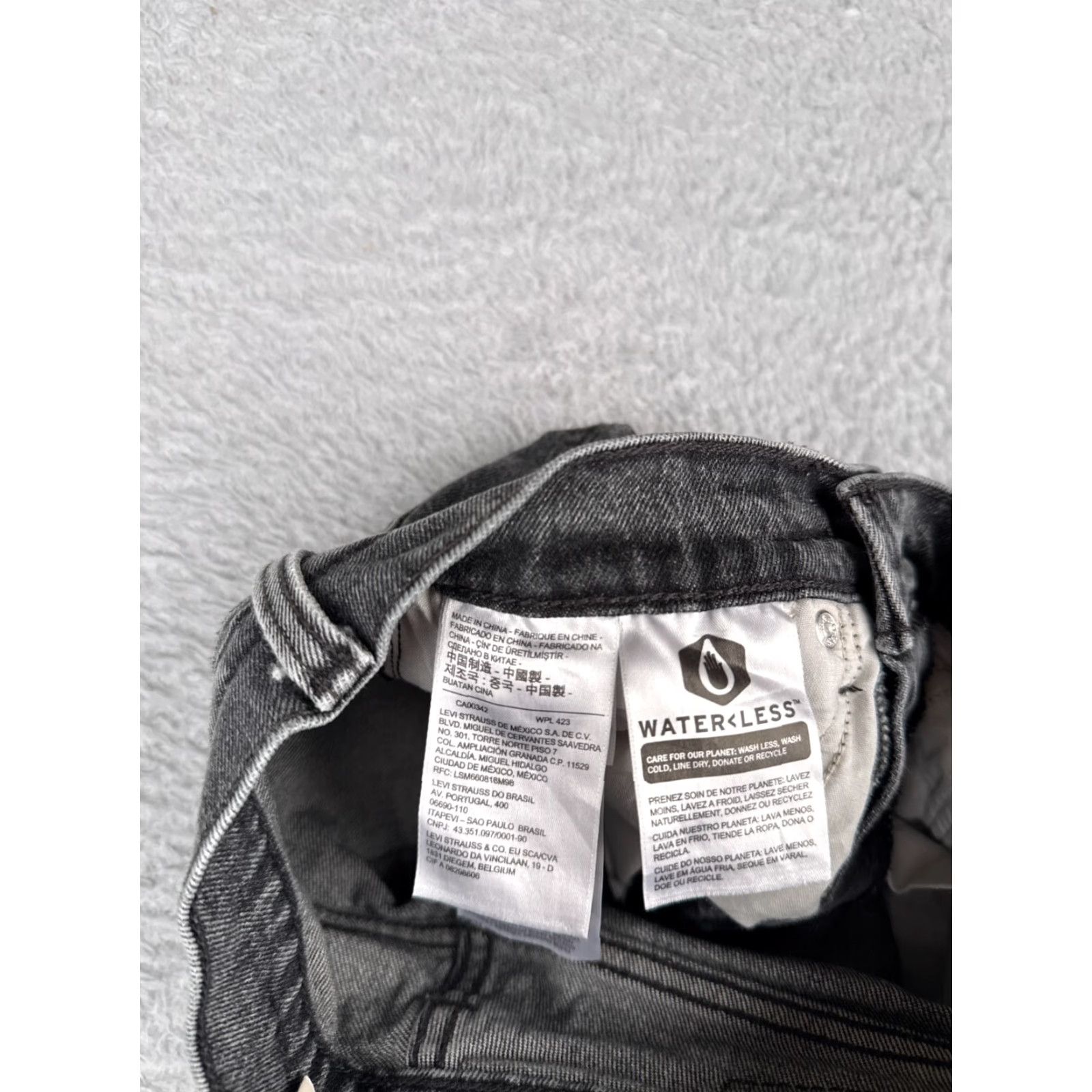 Levi's Levi's Wedgie Fit Skinny Jeans Womens 24 Black Denim 90s Retro Mid Rise Stretch Cotton Size 42" / US 20 - 7 Thumbnail