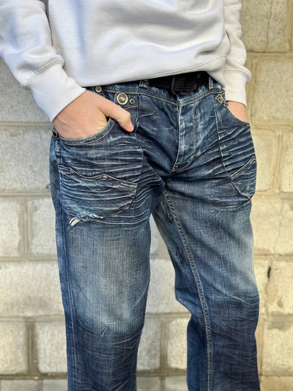 Japanese Brand VTG Japan Style Mr.Bright Jeans Size W34xL34 Y2K 00s USA Hyp Size US 34 / EU 50 - 5 Thumbnail