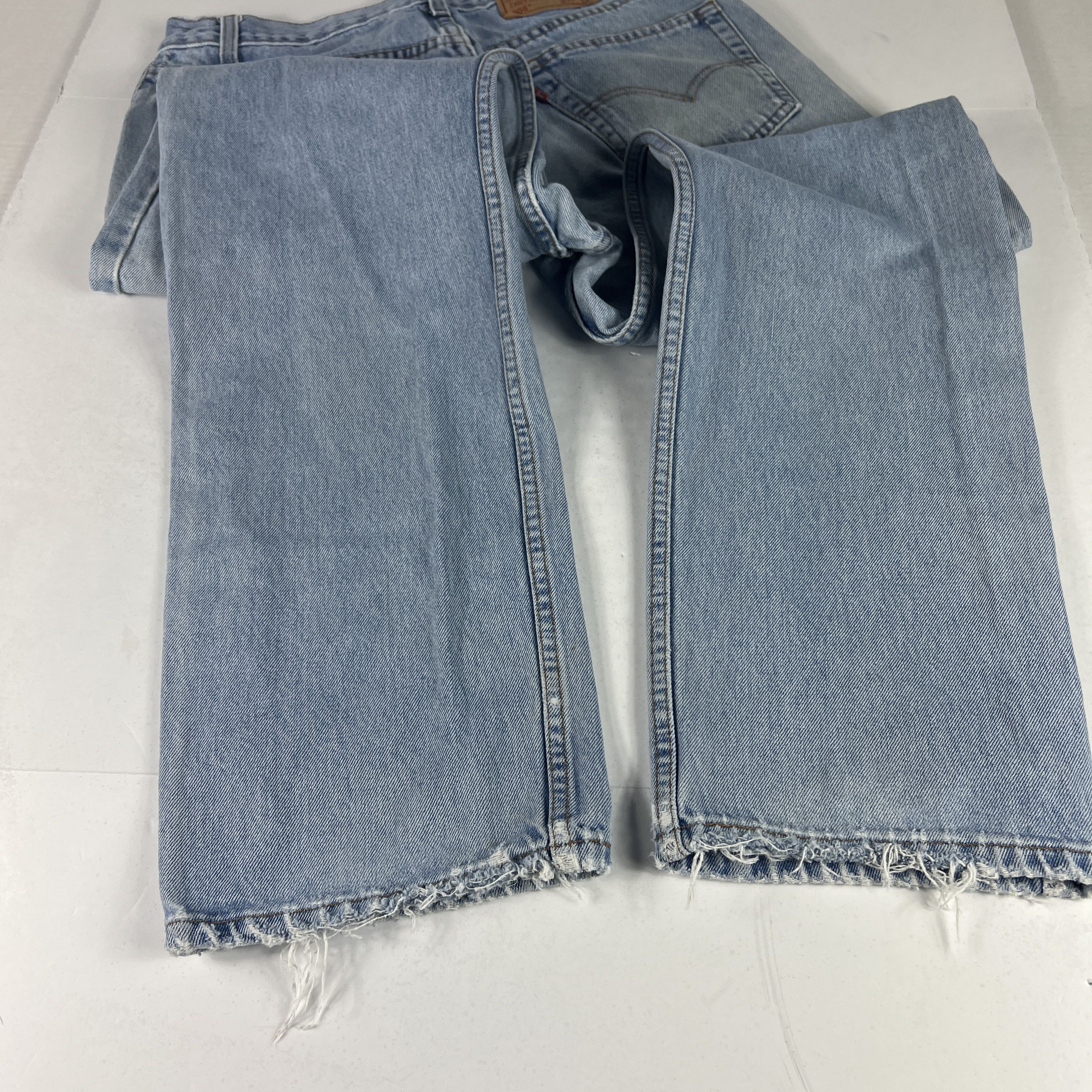 Levi's × Vintage Y2K Levi's Jeans 505 Straight Blue Faded Grunge Cotton Denim Size US 33 - 9 Thumbnail
