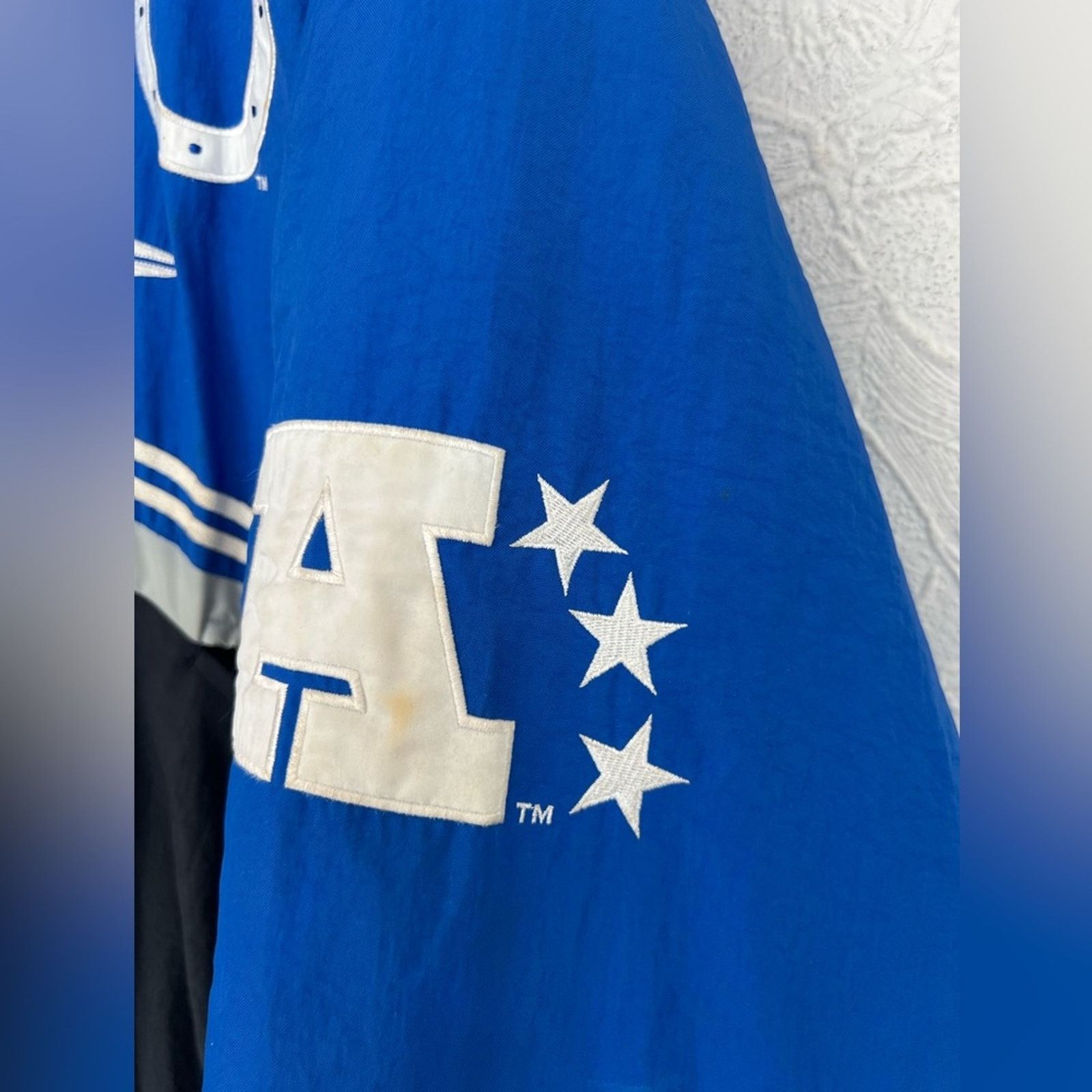 Logo Athletic Vintage Logo Athletic Indianapolis Colts Jacket Zip Puffer Size US XL / EU 56 / 4 - 10 Thumbnail
