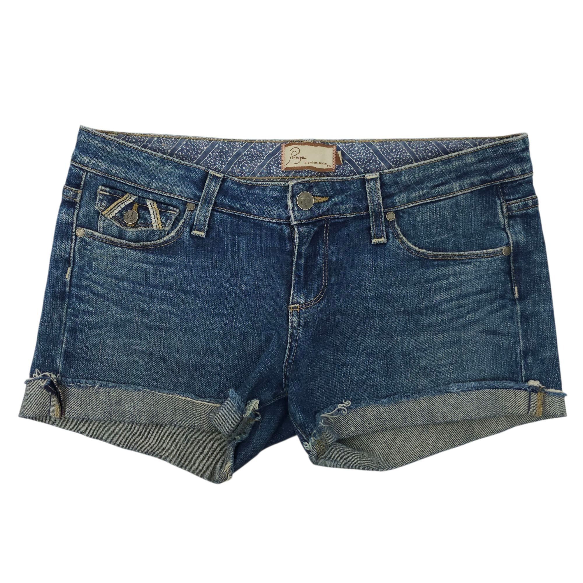Paige Paige Fairfax Premium Denim DIY Cut Off Shorts Womens Size 2 Size 29" - 1 Thumbnail