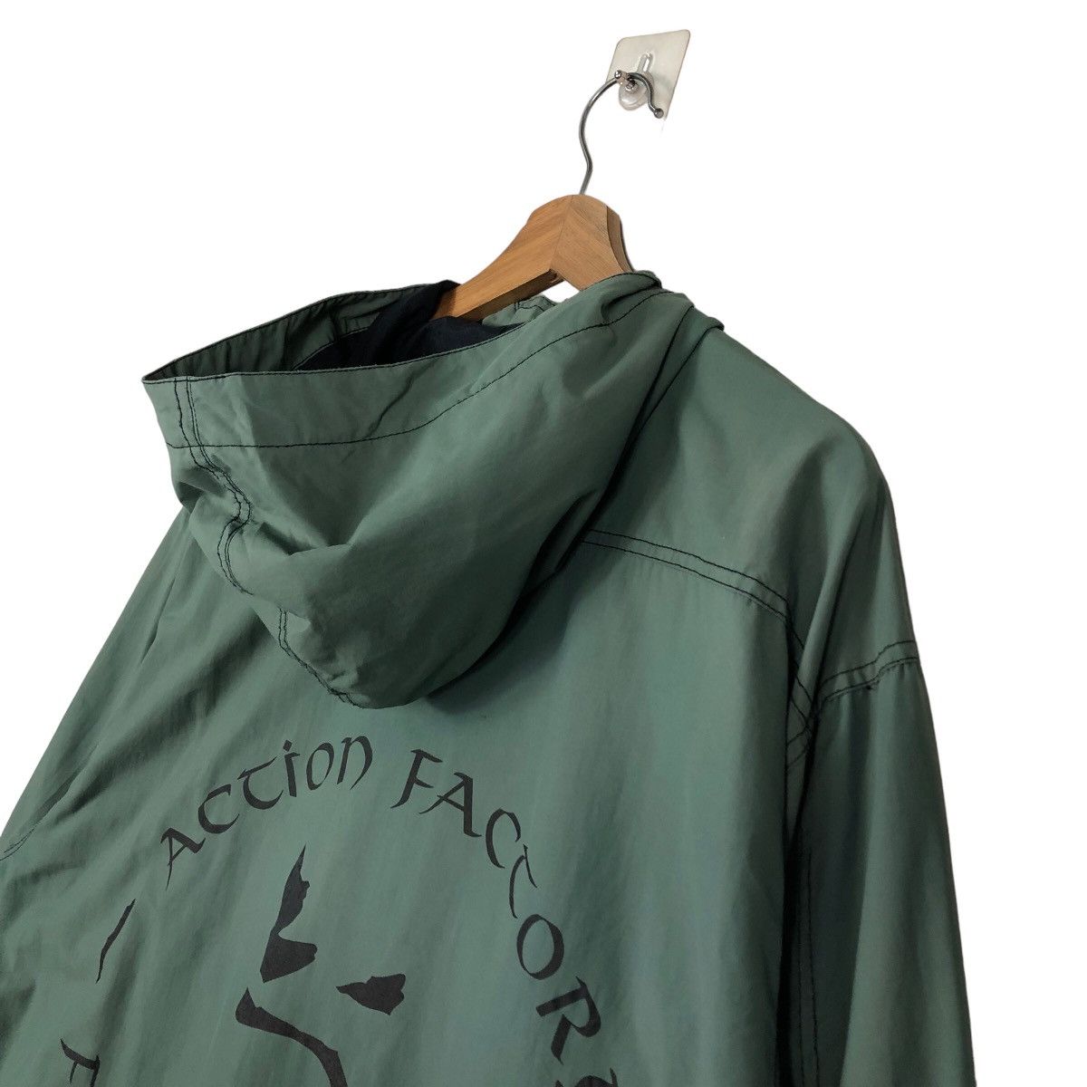 Japanese Brand 🔥ACTION FACTORY WEAR ANORAK JACKET HOODIE BIG POCKETS Size US S / EU 44-46 / 1 - 9 Thumbnail