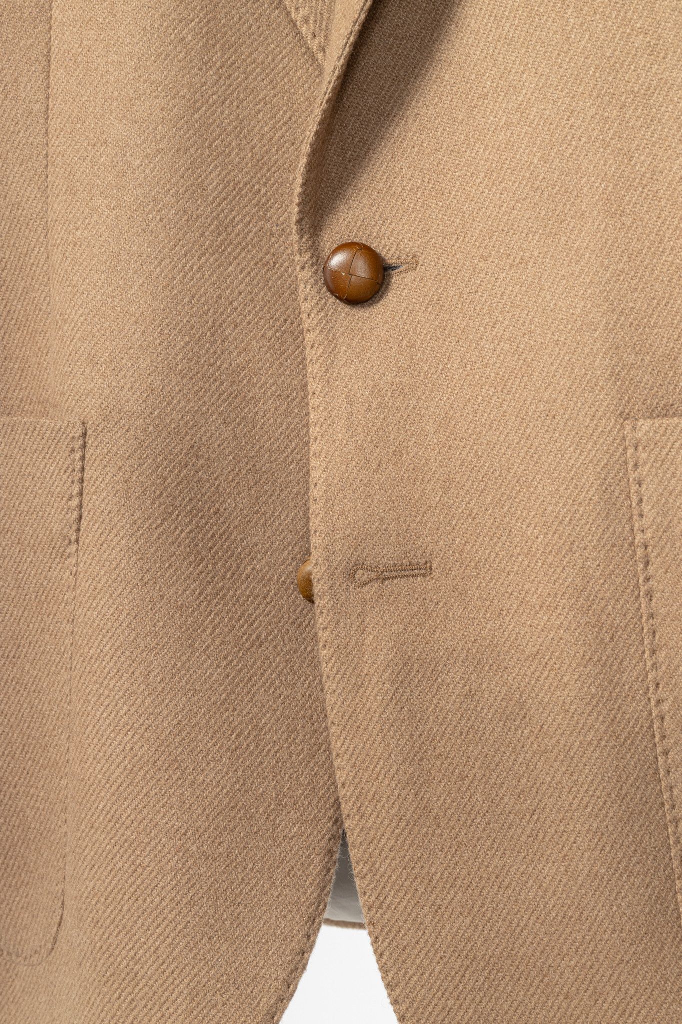Maison Margiela Maison Margiela Tan Camel-Flannel Bespoke Blazer Size 40R - 6 Thumbnail