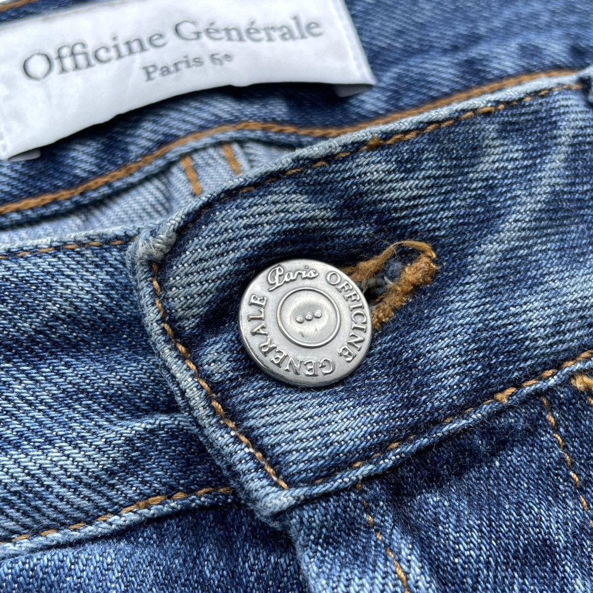 Officine Generale Officine Générale Paris Slim Fit Indigo Designer Denim Jeans Size US 32 / EU 48 - 7 Thumbnail
