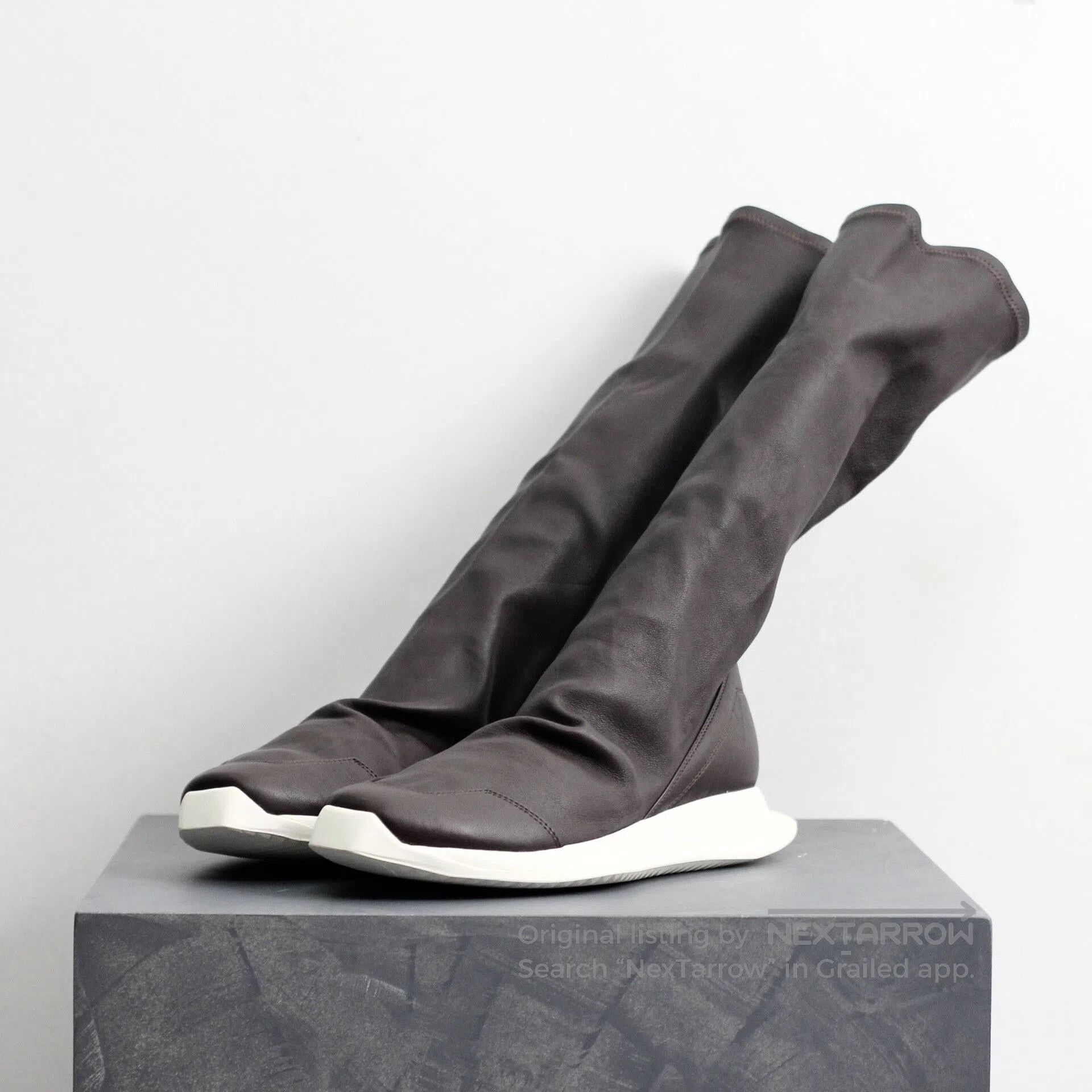 Rick Owens Rick Owens Leather Tank Boots. Size US 7 / EU 40 - 2 Thumbnail