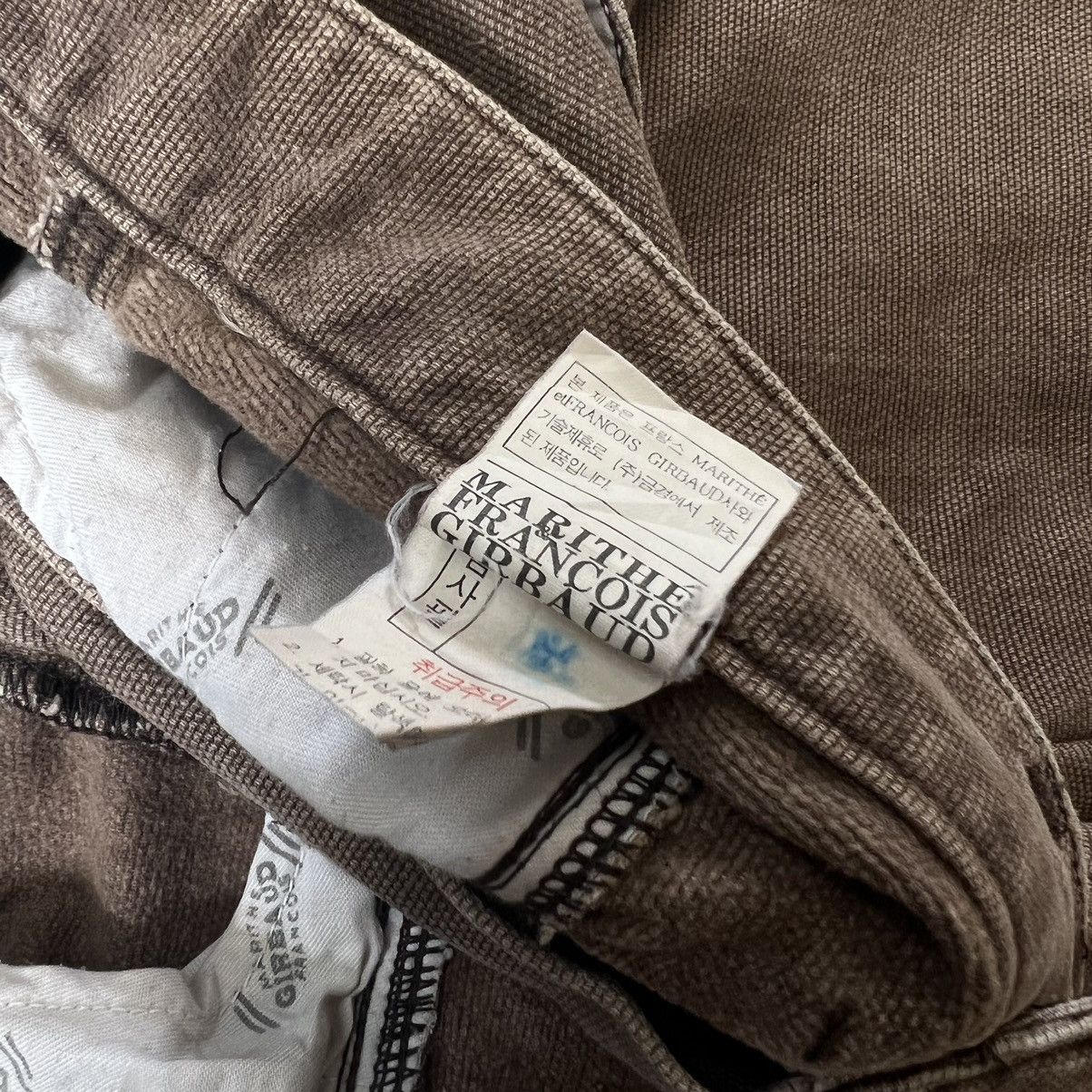 Marithe + Francois Girbaud 2000s Marithe Francois Girbaud Bootcut Jeans Brown Size US 29 - 9 Thumbnail