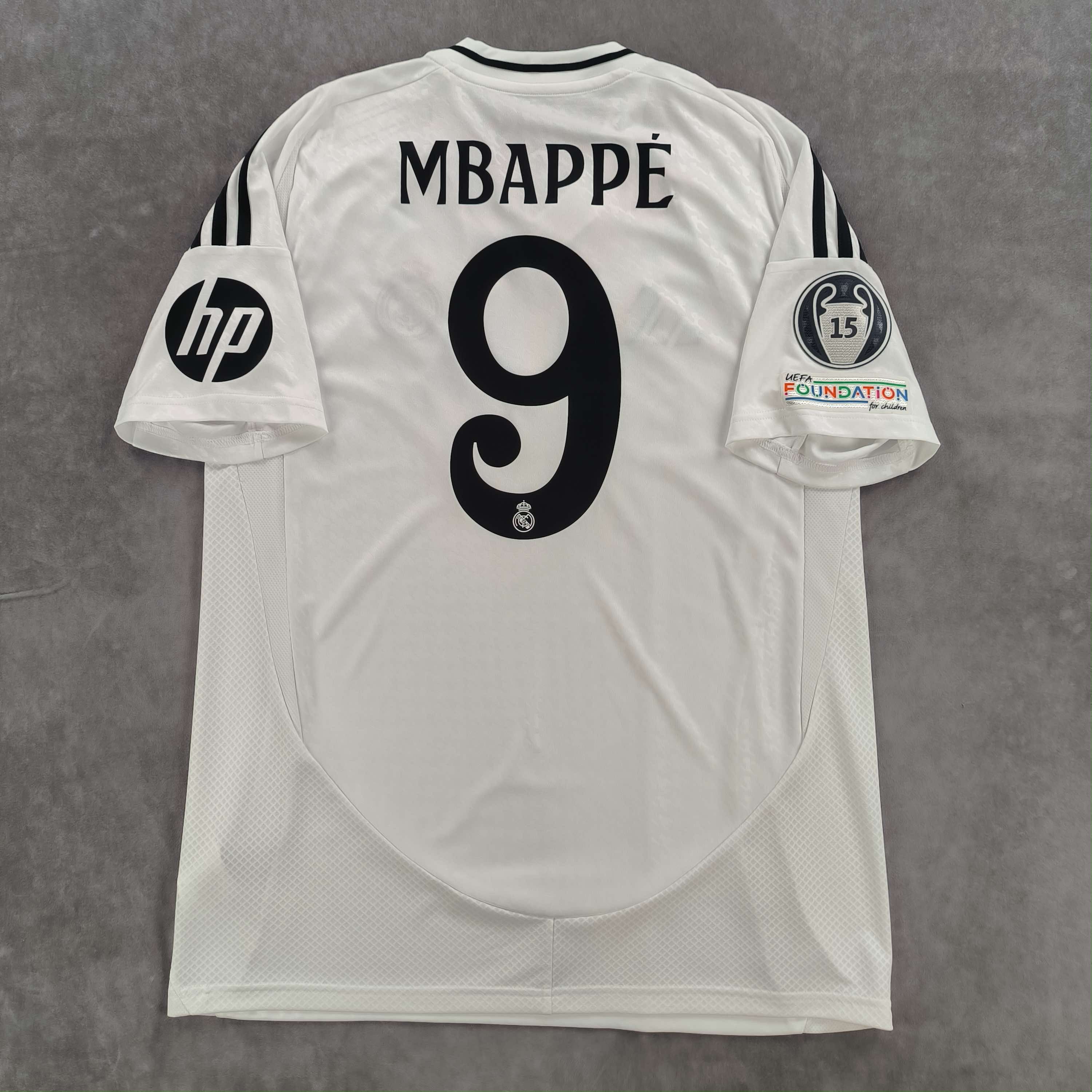 Adidas NEW Real Madrid 2024-25 home UCL Mbappe football jersey sz M Size US M / EU 48-50 / 2 - 1 Thumbnail