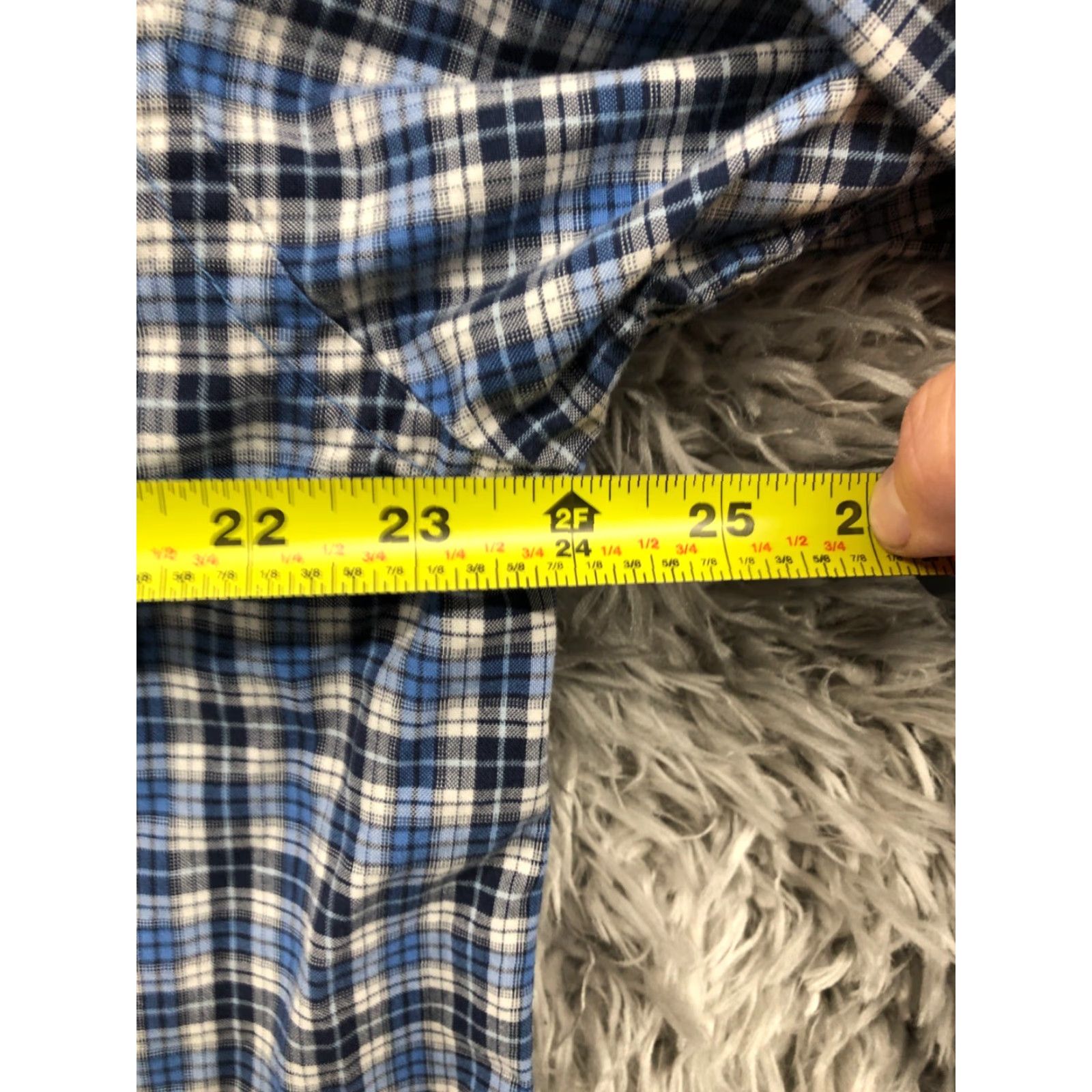 Vintage Sonoma Oxford Shirt XL Mens Long Sleeve Button Down Blue Plaid Shirt Size US XL / EU 56 / 4 - 4 Thumbnail