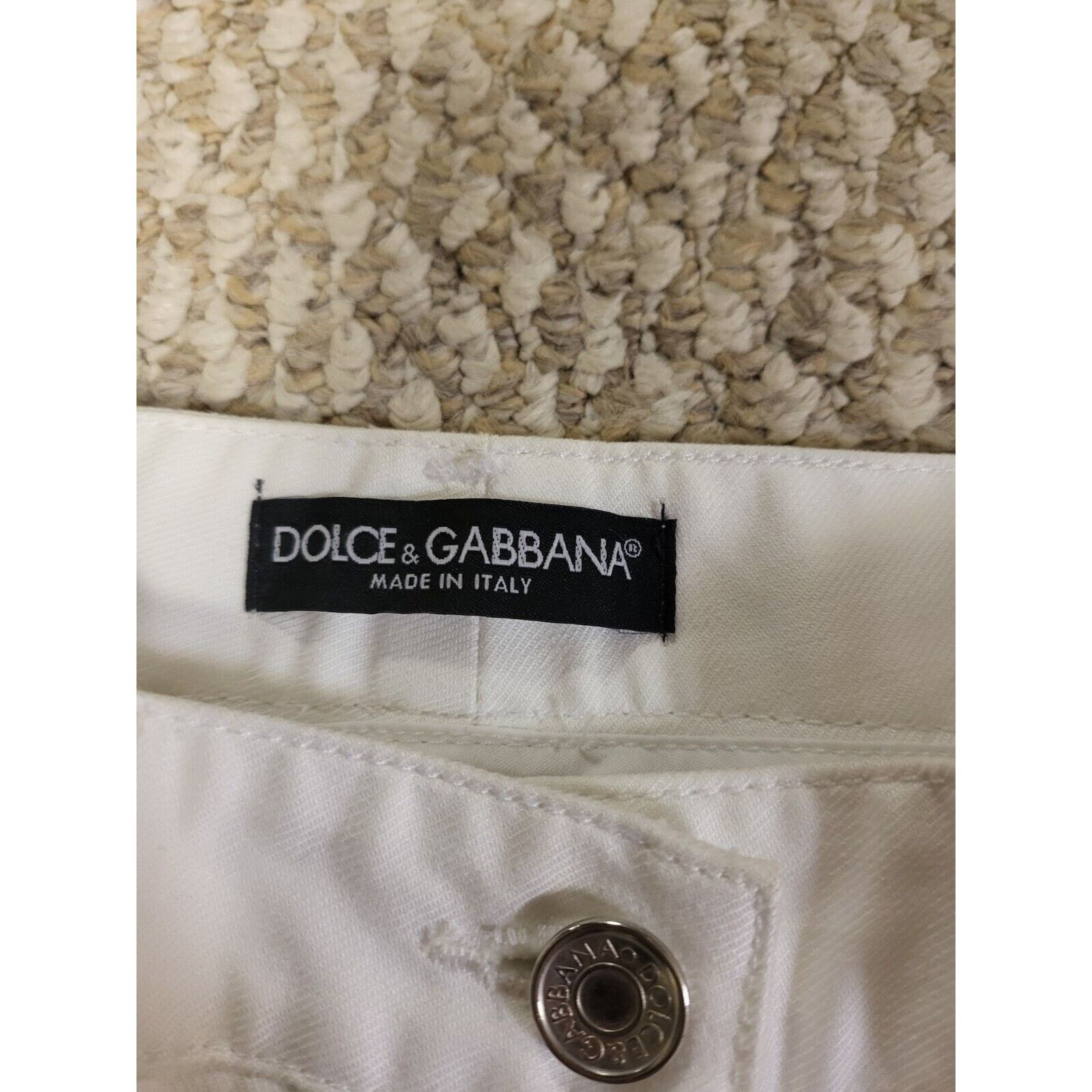Dolce & Gabbana dolce gabbana womens size 40 white jeans / Pants Size 40" / US 18 - 6 Thumbnail