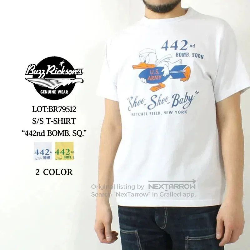 Buzz Rickson's Buzz Rickson's Donald Duck Bombing Sqn Cotton T. Size US L / EU 52-54 / 3 - 1 Thumbnail
