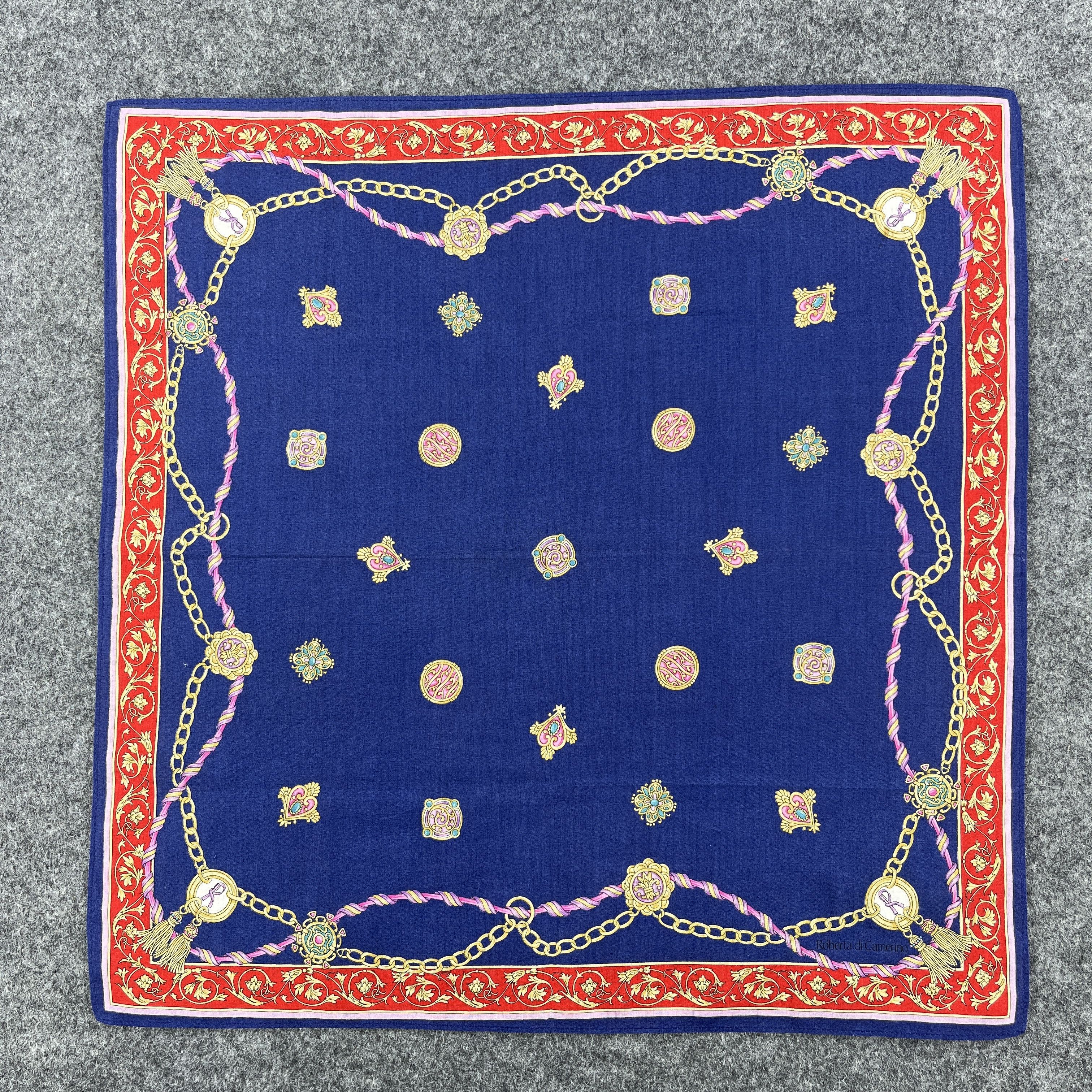 Vintage Roberta Di Camerino Handkerchief / Neckerchief B379 Size ONE SIZE - 2 Thumbnail