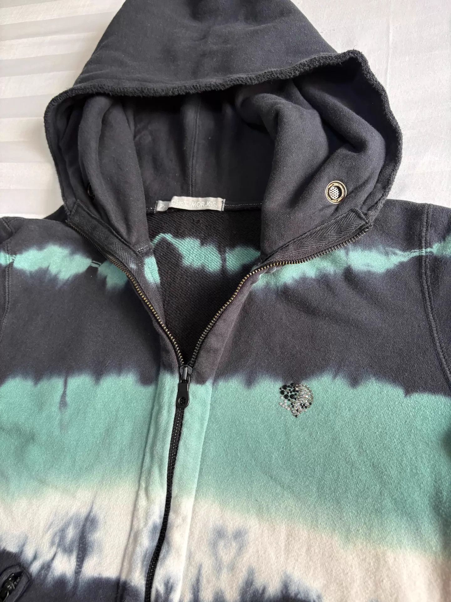 FranCisT MOR.K.S francist mor.k.s. vintage kei tie-dye hoodie double zip Size S / US 4 / IT 40 - 6 Thumbnail