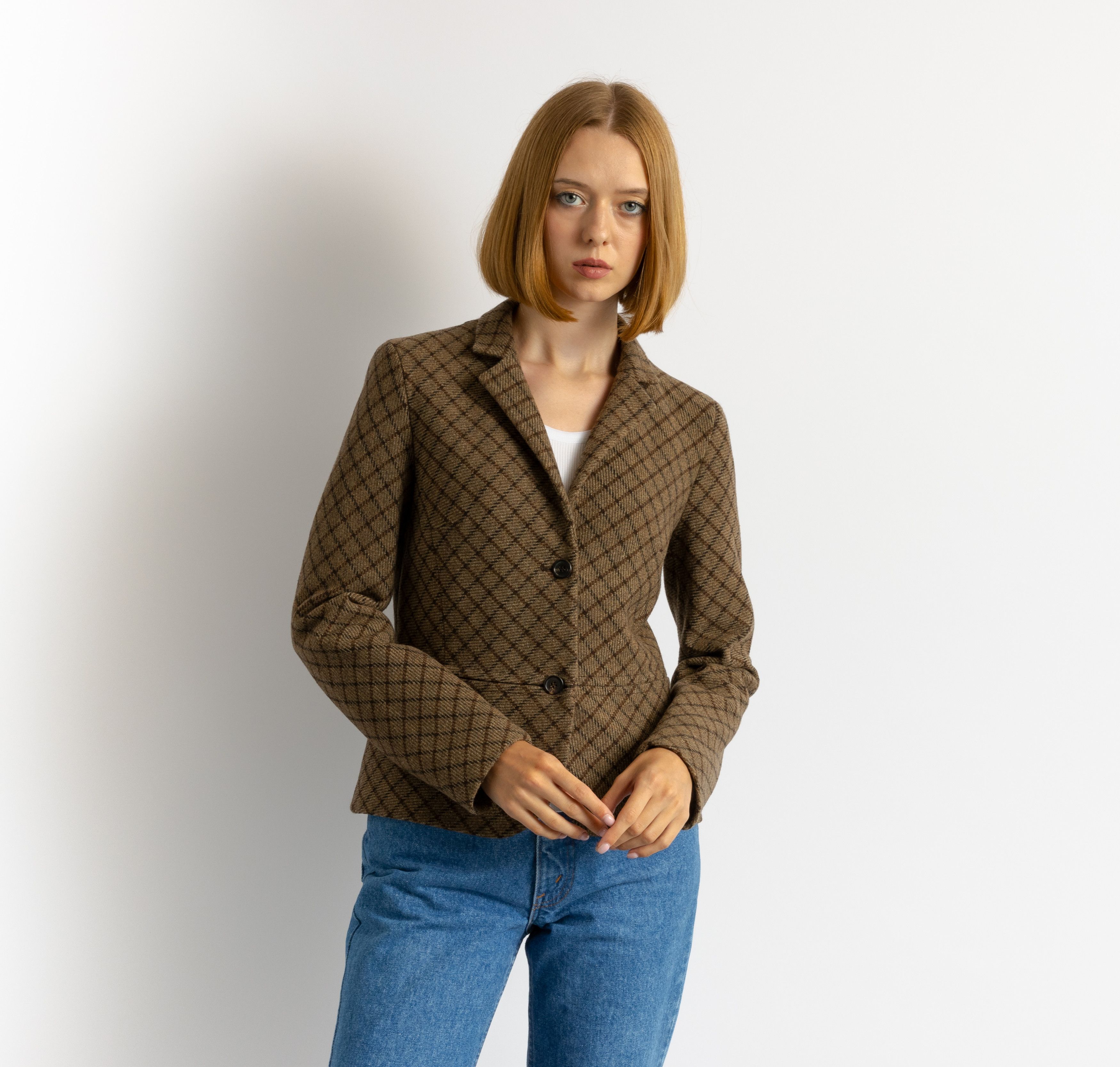 ETRO Milano Gray Blazer size It 44 Small 5944