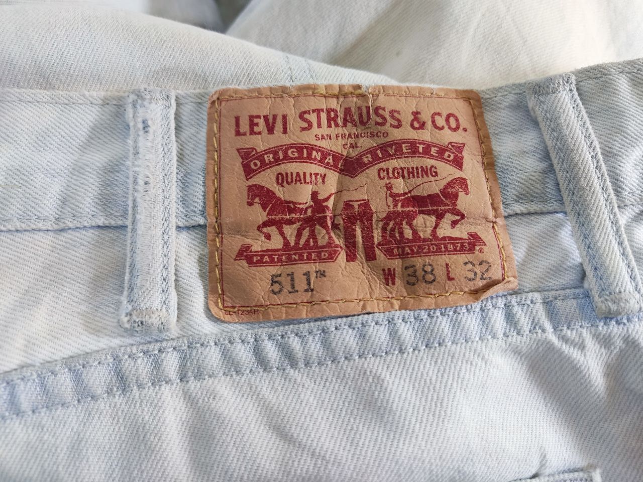 Levi's levis 511 slim denim nice design Size US 39 - 3 Thumbnail