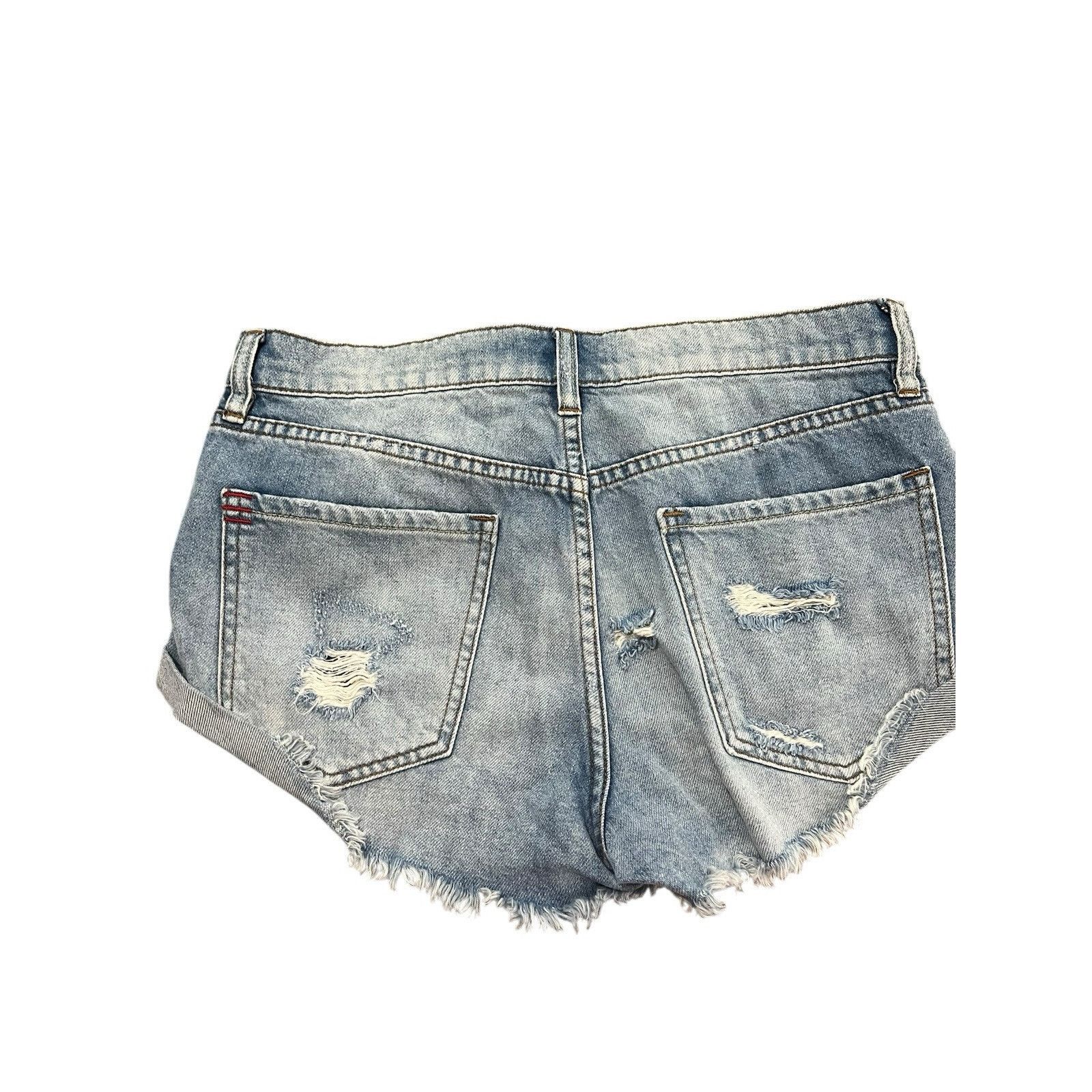 Bdg BDG Dree Cheeky High Rise Distressed Denim Jean Shorts 4 Size 27" / US 4 / IT 40 - 4 Thumbnail