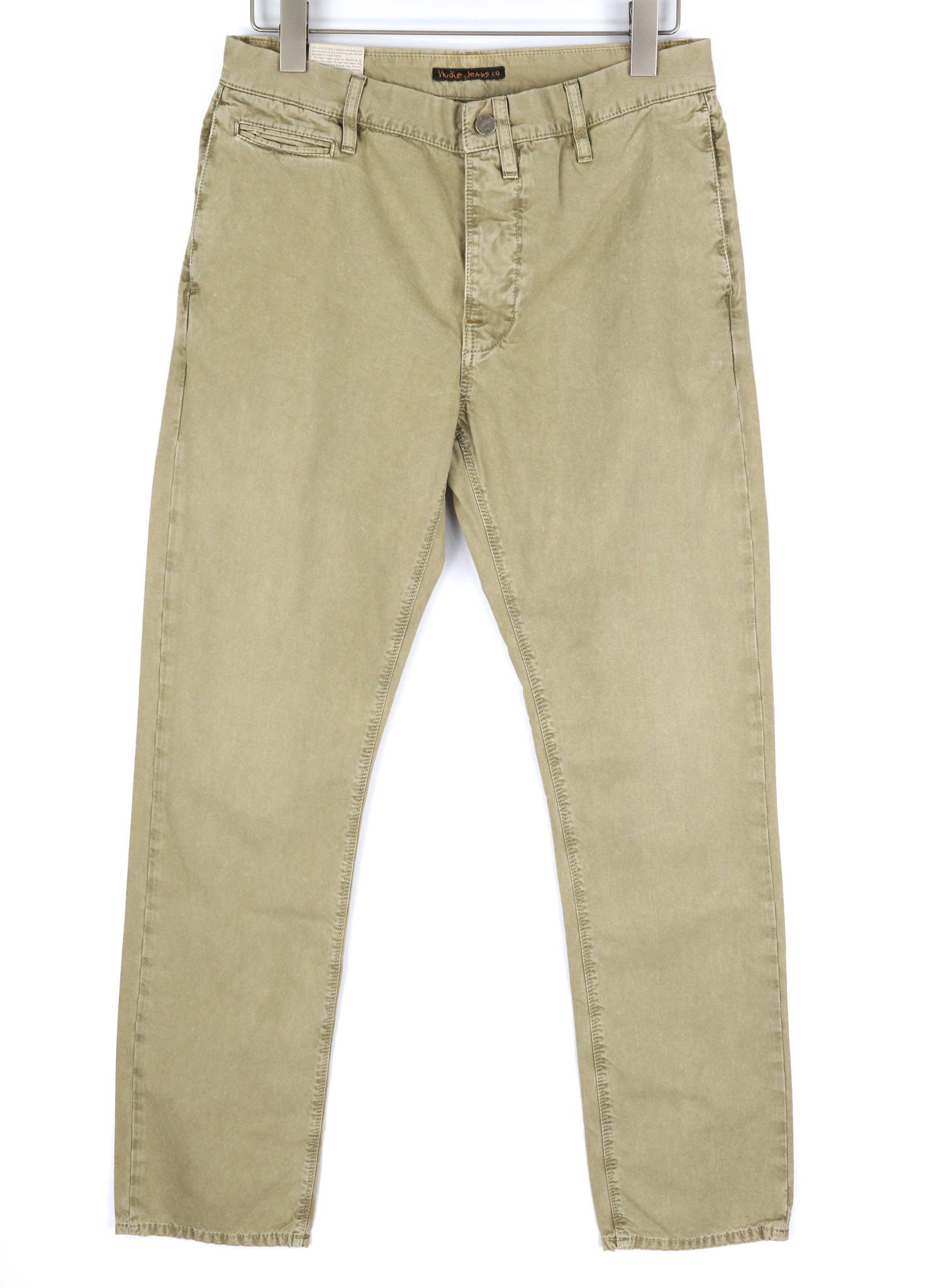 Nudie Jeans KHAKI REGULAR W30/L32 Mid Beige Chino Trousers 81933 Size US 30 / EU 46 - 1 Thumbnail