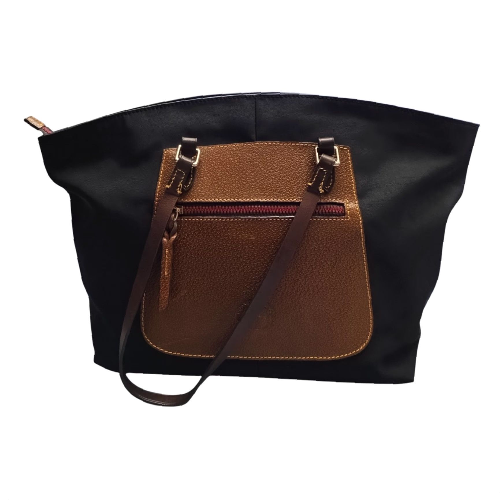 Dooney & Bourke Dooney & Bourke Tote Bag Womens Black Brown Double Handles Magnetic Closure Size ONE SIZE - 2 Thumbnail