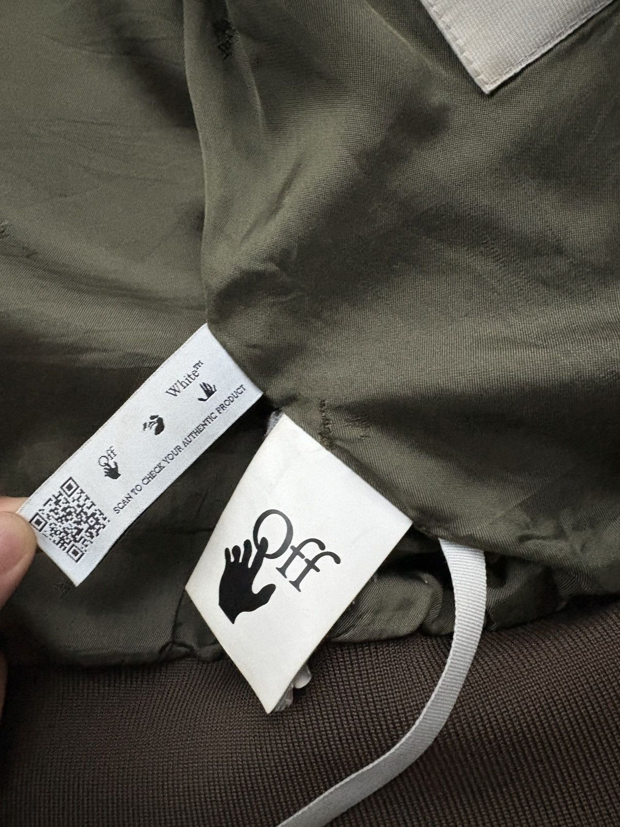 Off-White Off-White OW Patch Varsity Jacket - Size M Size US M / EU 48-50 / 2 - 3 Thumbnail