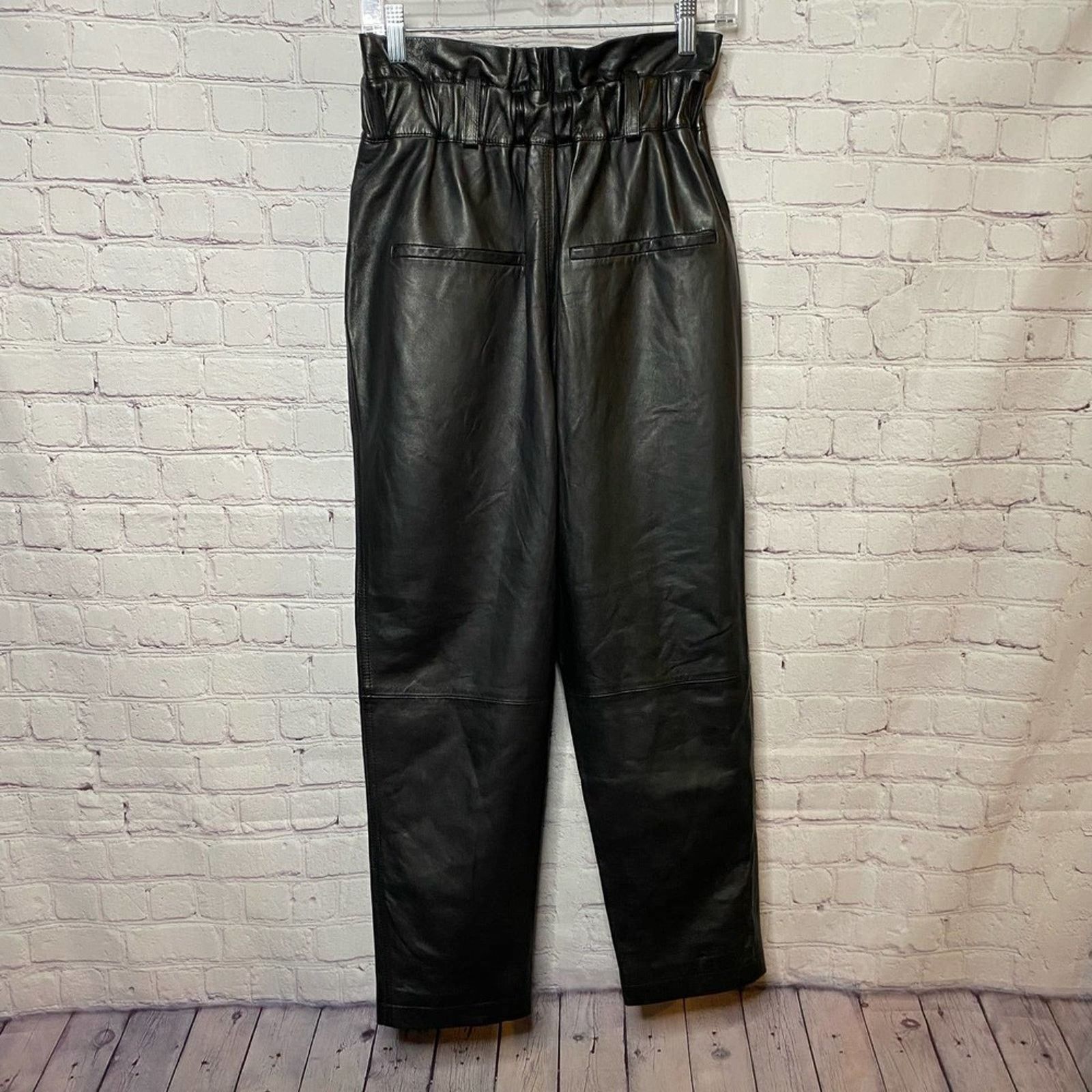 Other NWOT Lamb Leather Walter Baker Pants Size 25" / US 0 / IT 36 - 3 Thumbnail