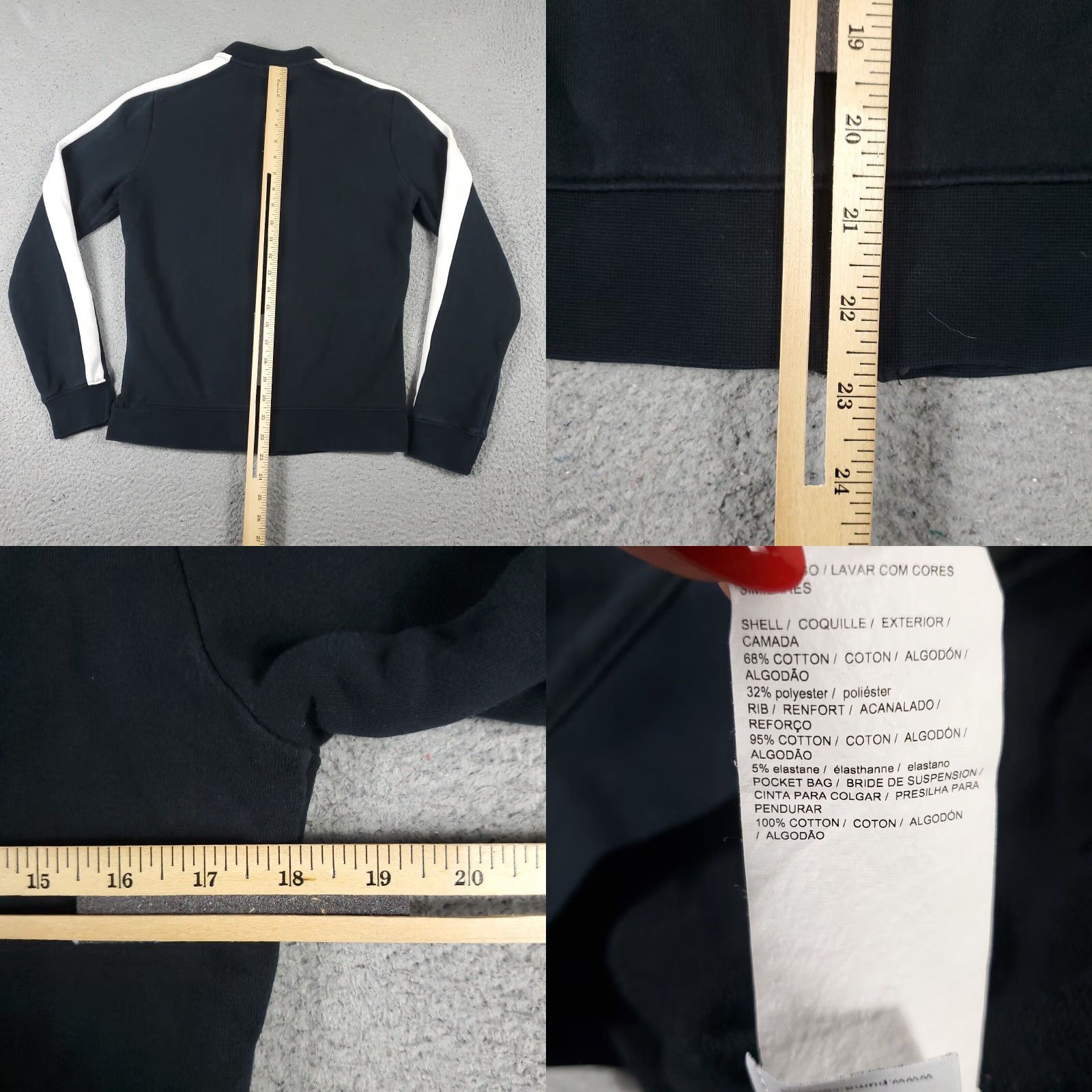 Puma VINTAGE Puma Womens Sweater Full Zip Long Sleeve Casual Size Medium Black Knit Modern Athletic Women Size M / US 6-8 / IT 42-44 - 8 Thumbnail