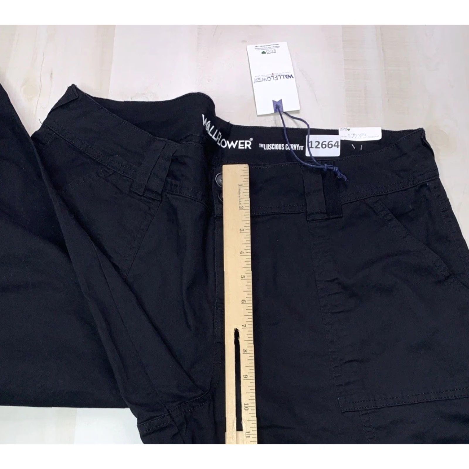 Vintage VINTAGE Wallflower Luscious Curvy Crop Cargo Pants Womens 17 NWT-12664 Size 38" / US 16 / IT 52 - 4 Thumbnail