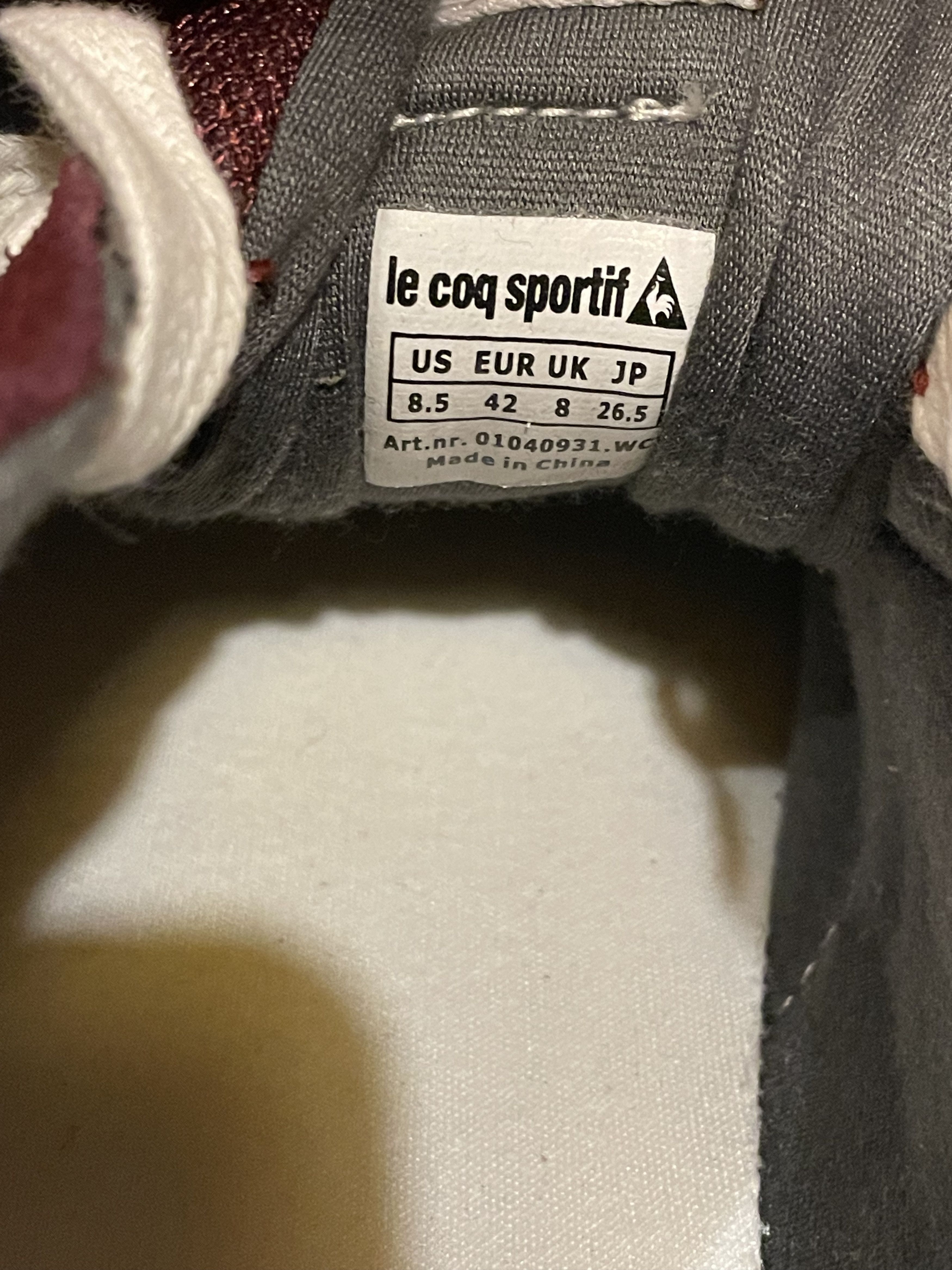 le coq sportif vintage trainers
