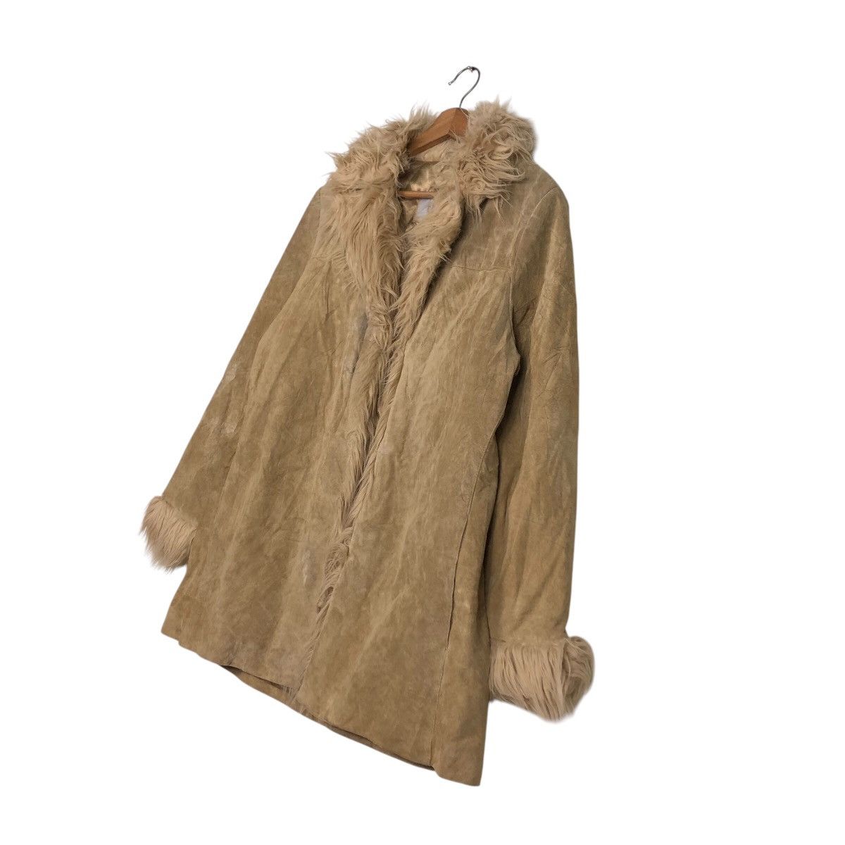 Japanese Brand 📌Vintage Shearling Leather Jacket Maxima Issey Miyake Fur Size US XL / EU 56 / 4 - 3 Thumbnail